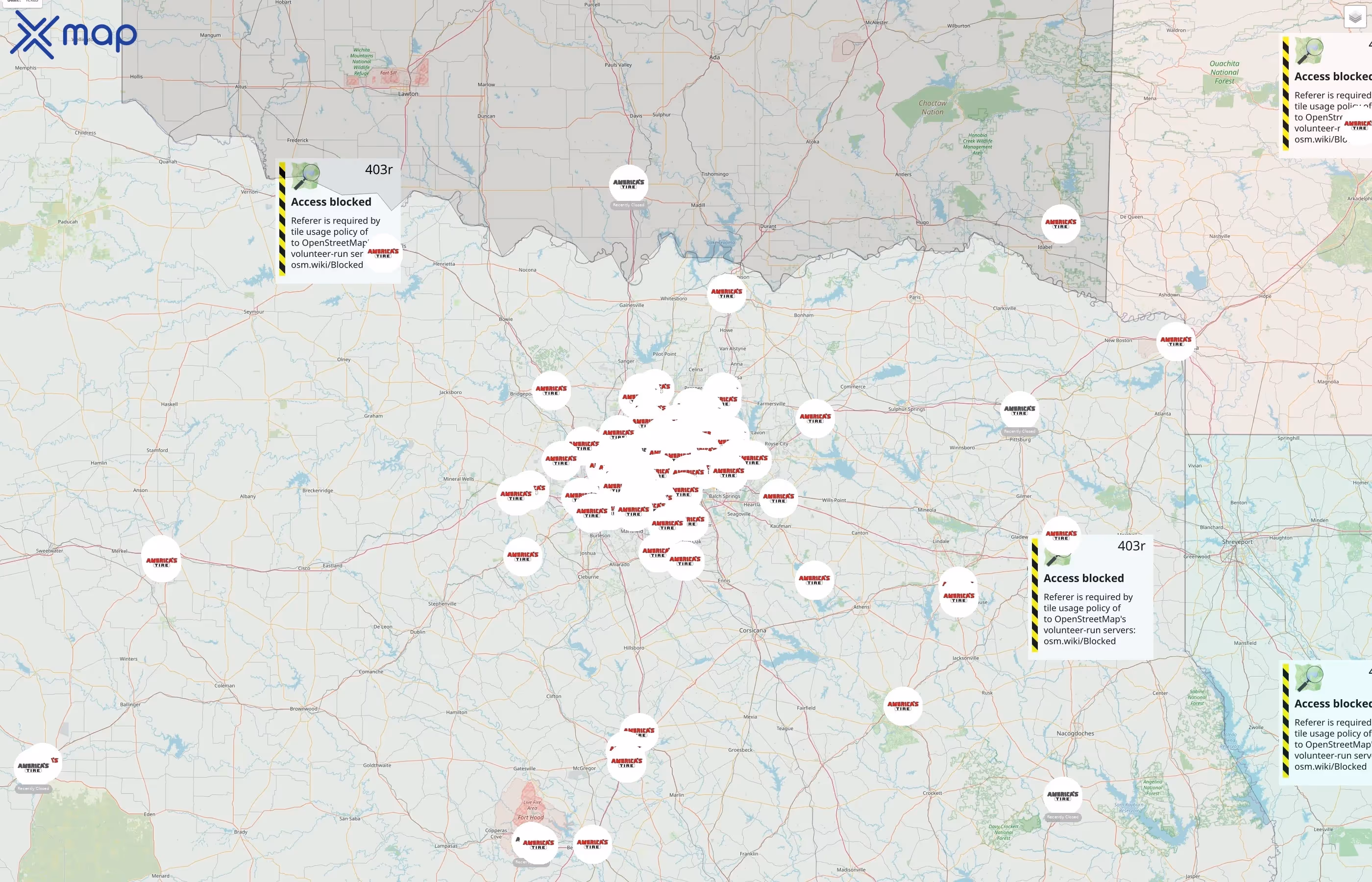 Discount Tire street hotspots