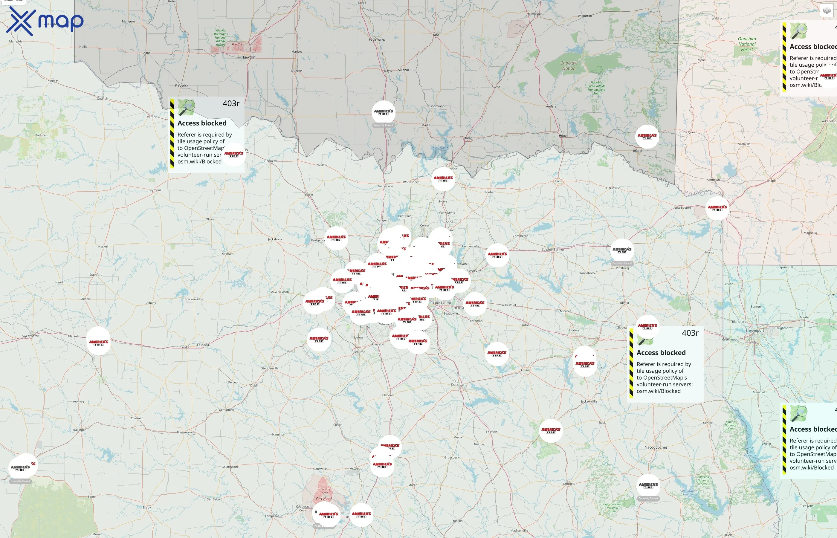 Discount Tire street hotspots