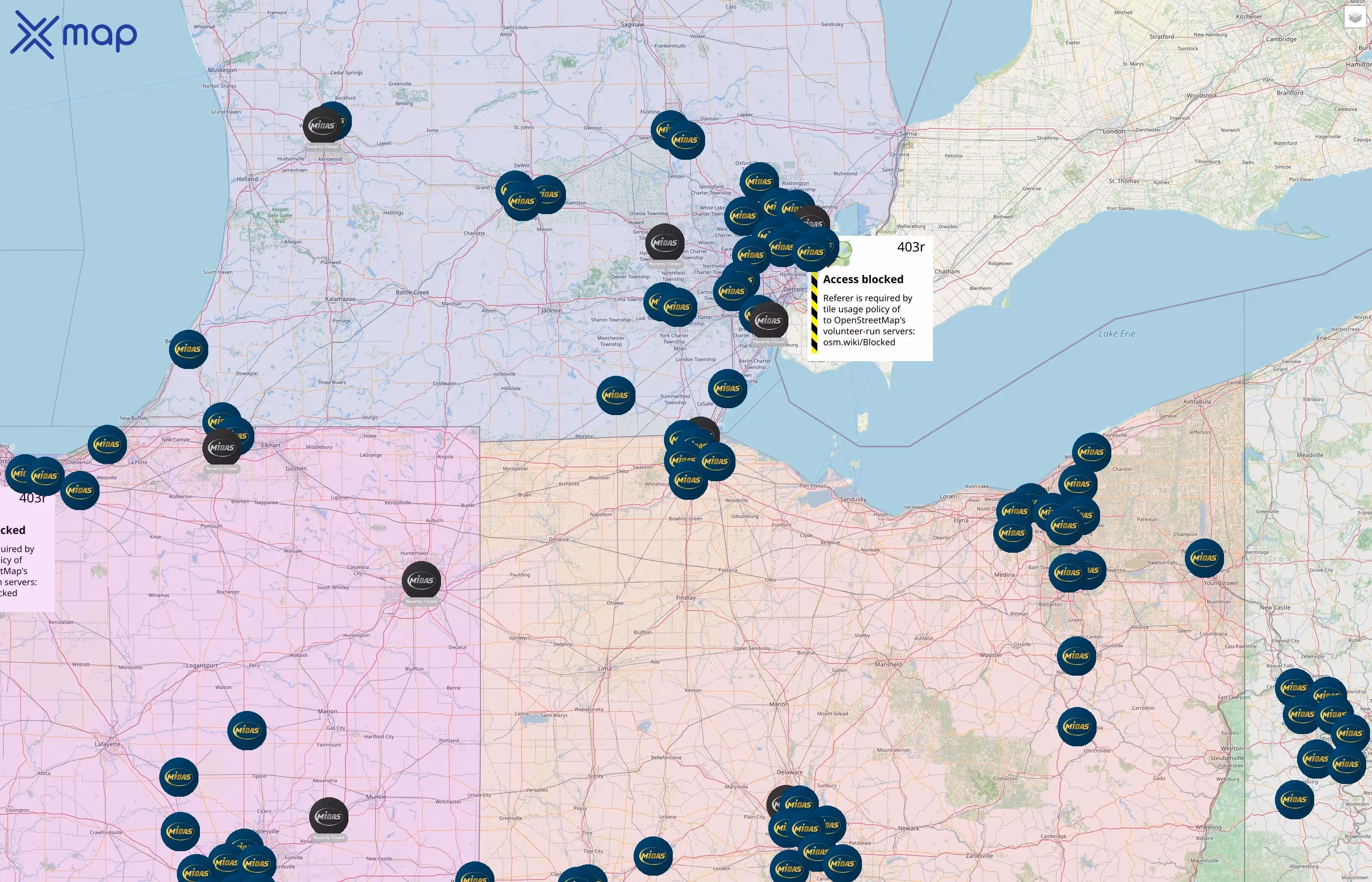 Midas street hotspots