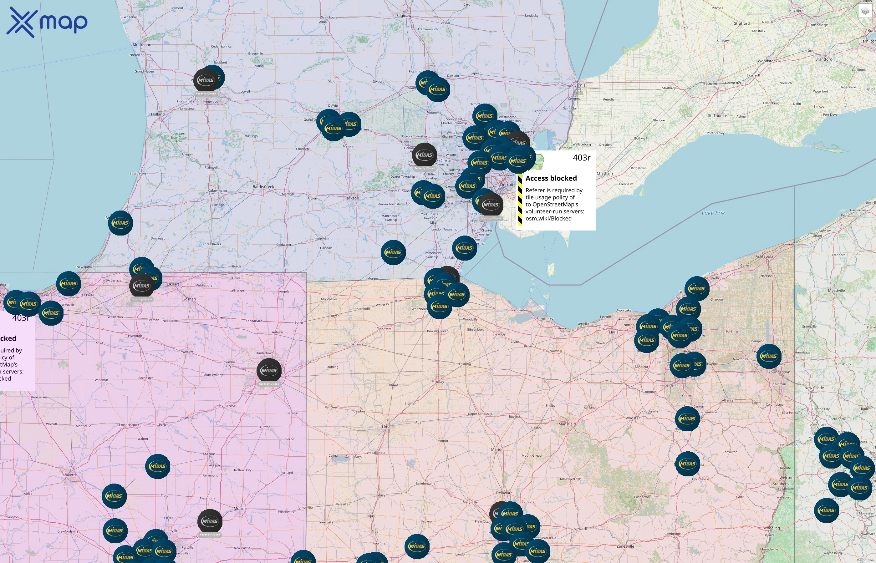 Midas street hotspots