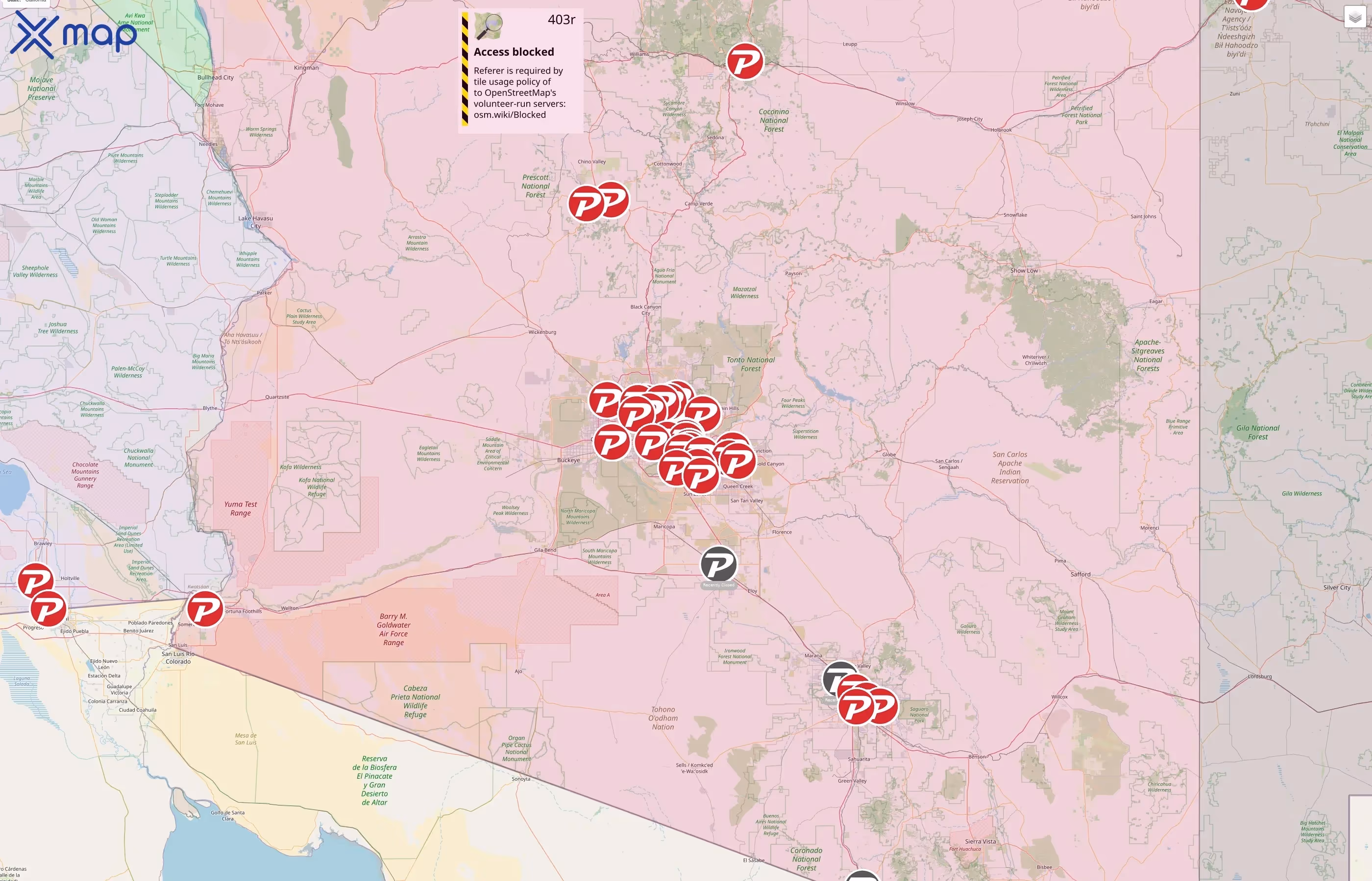 Pep Boys street hotspots
