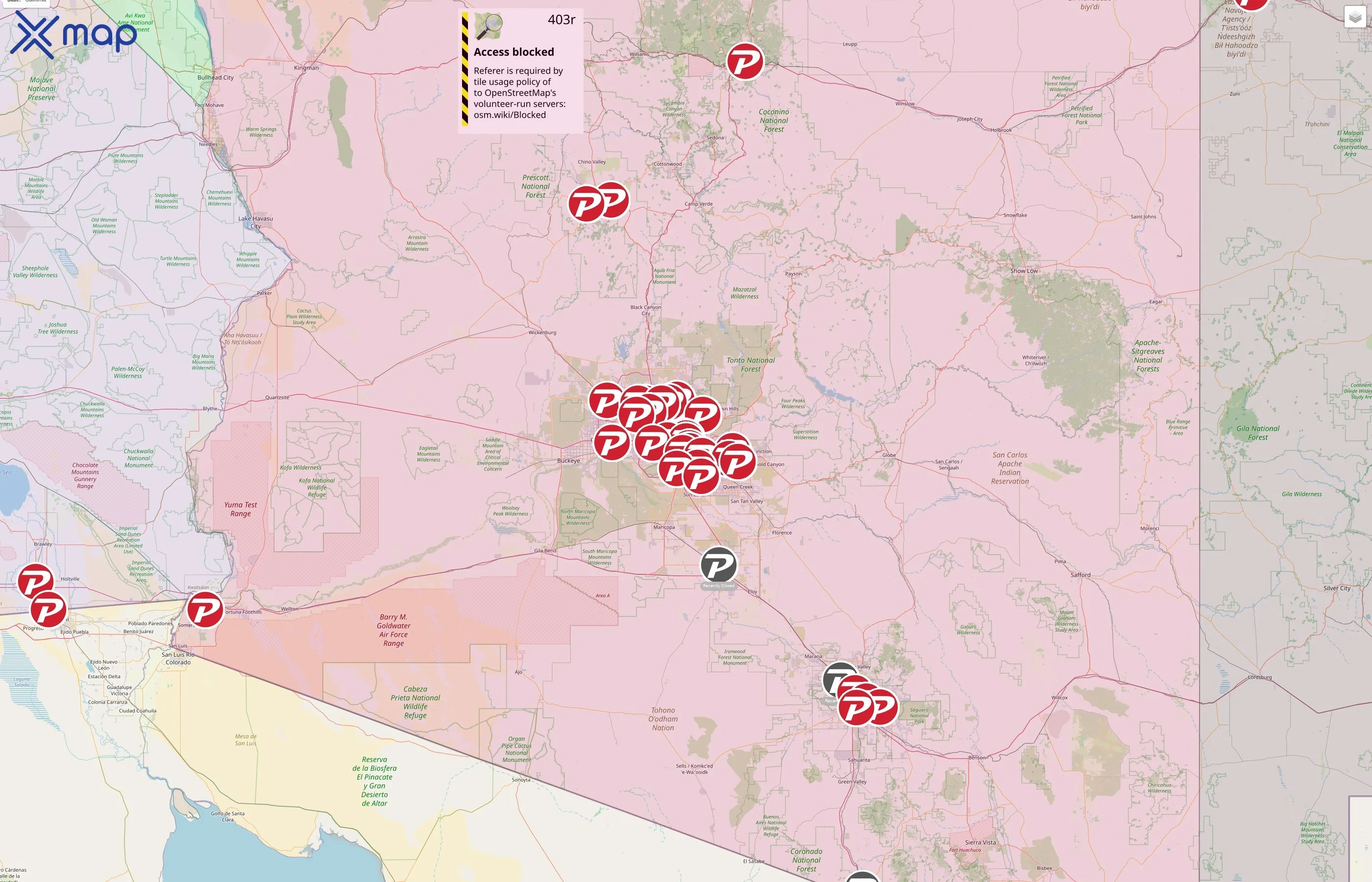 Pep Boys street hotspots