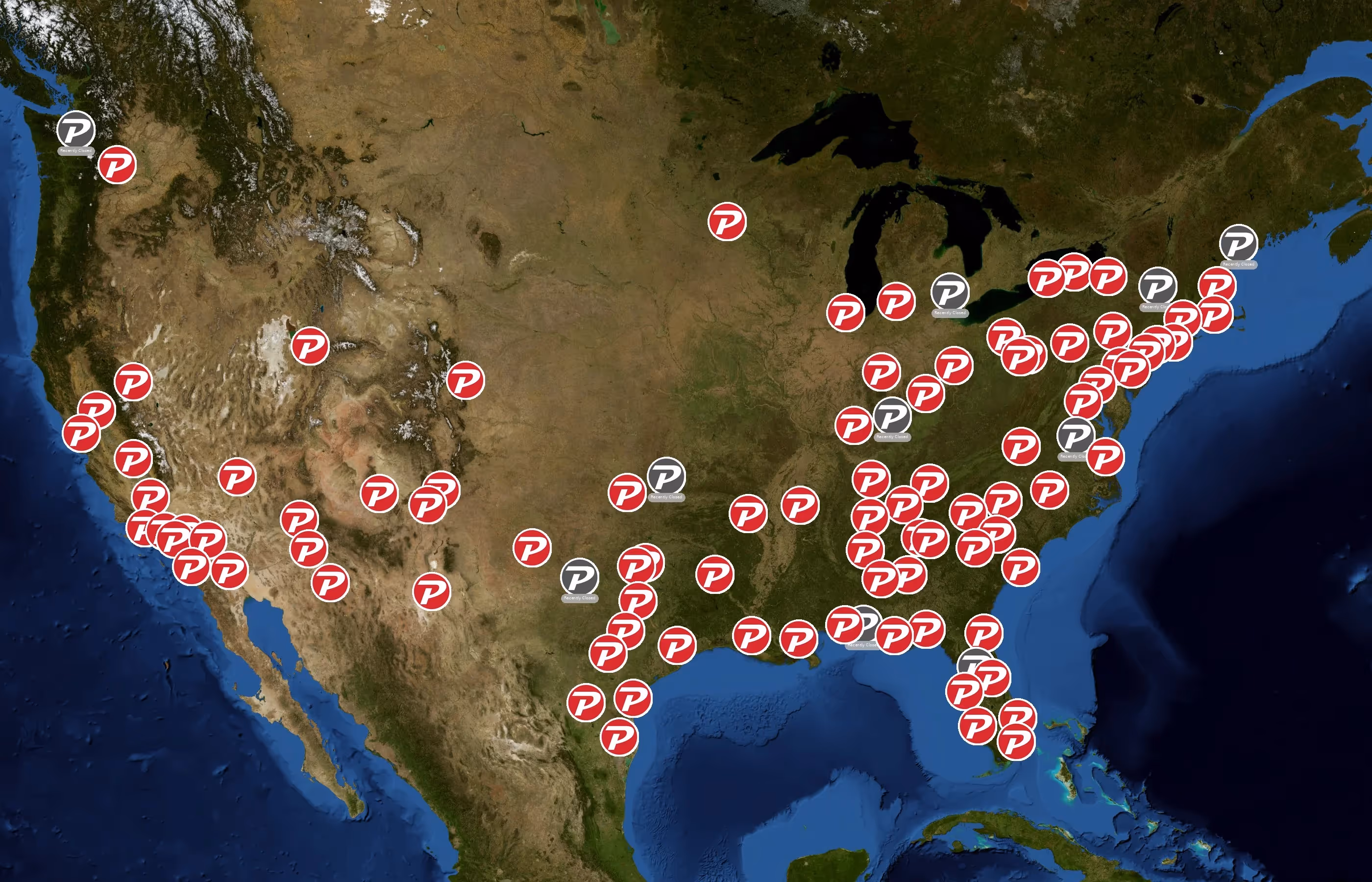 Pep Boys state distribution