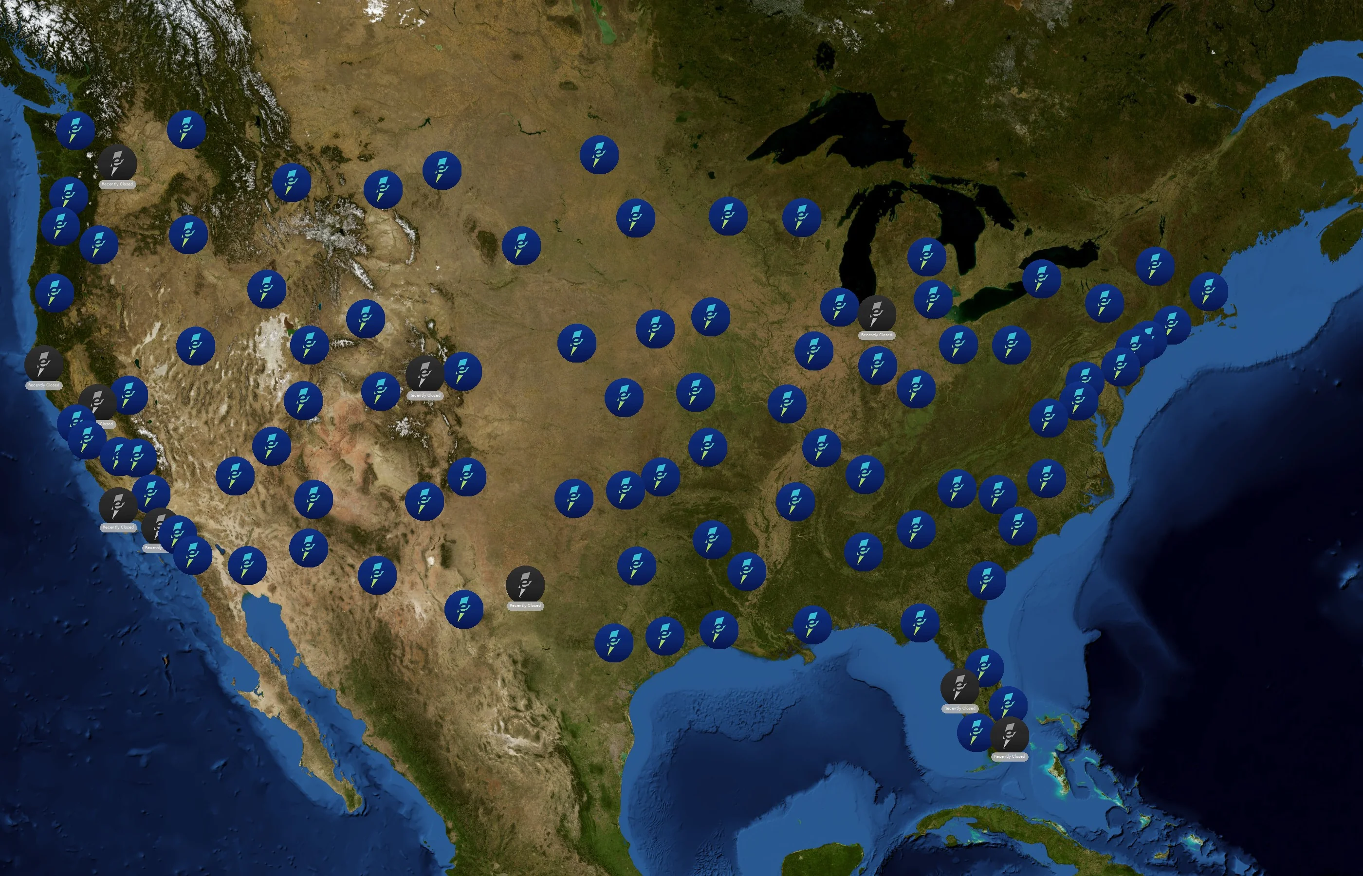 Electrify America state distribution