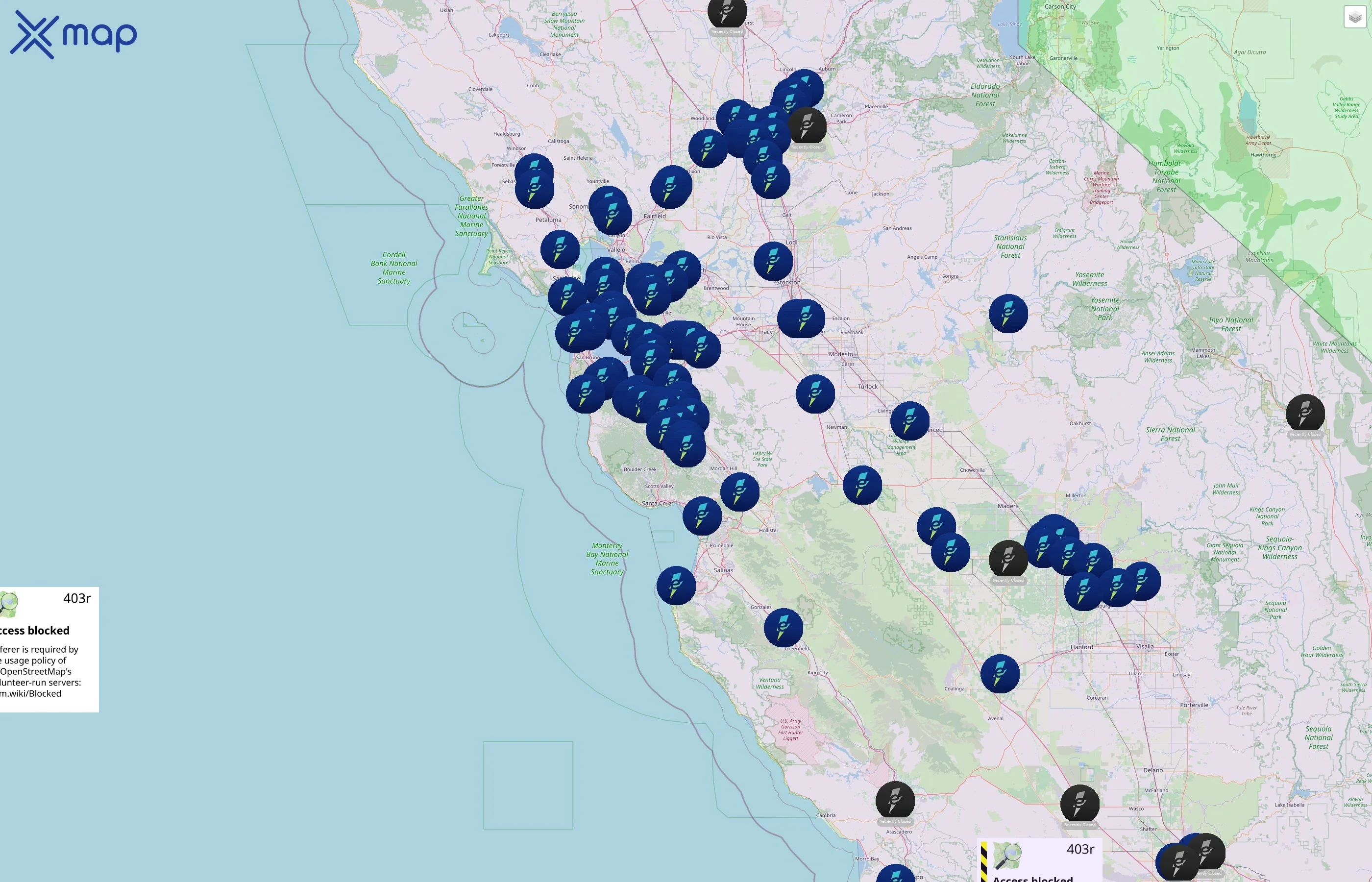 Electrify America street hotspots