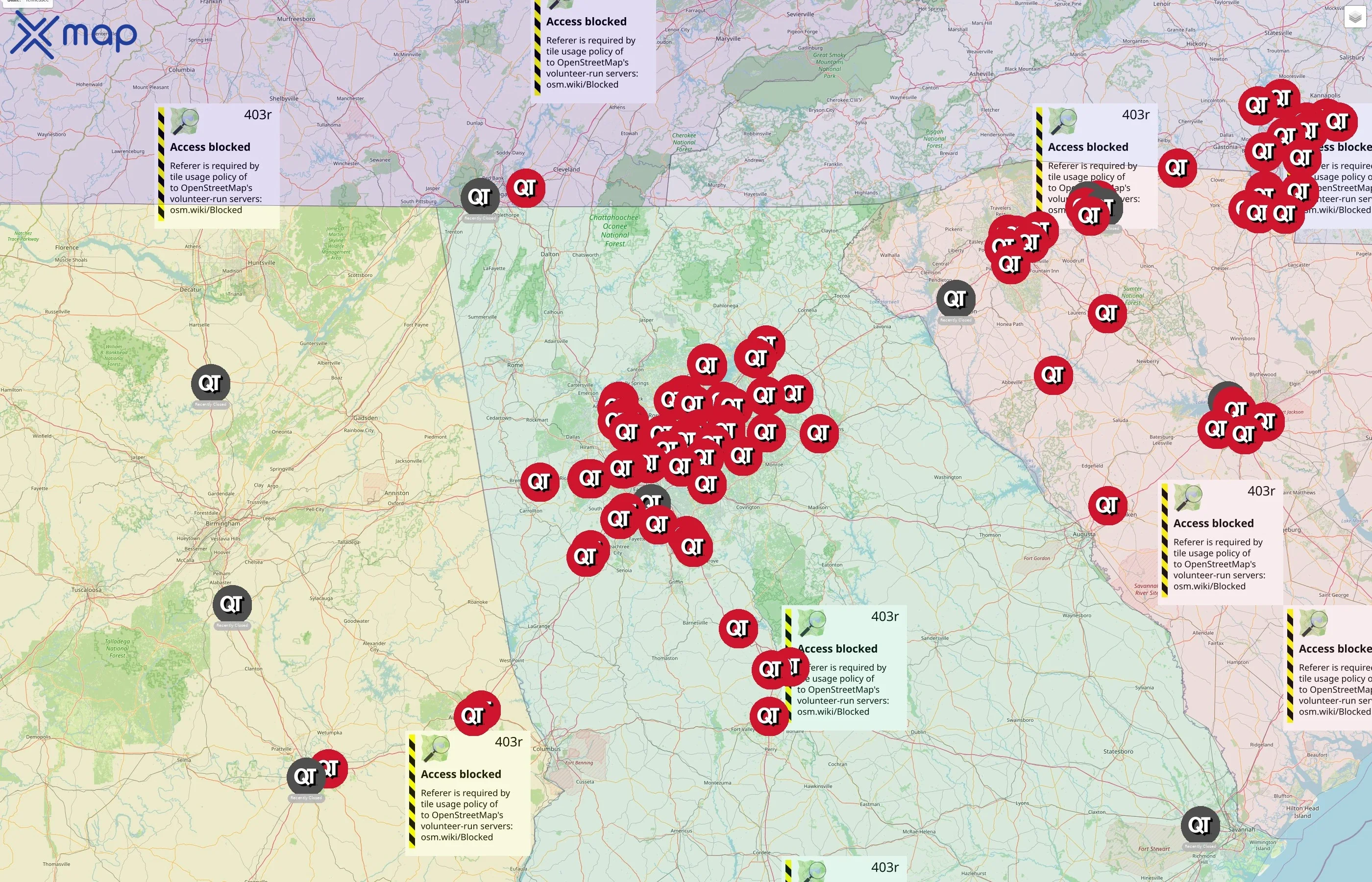 QuikTrip street hotspots
