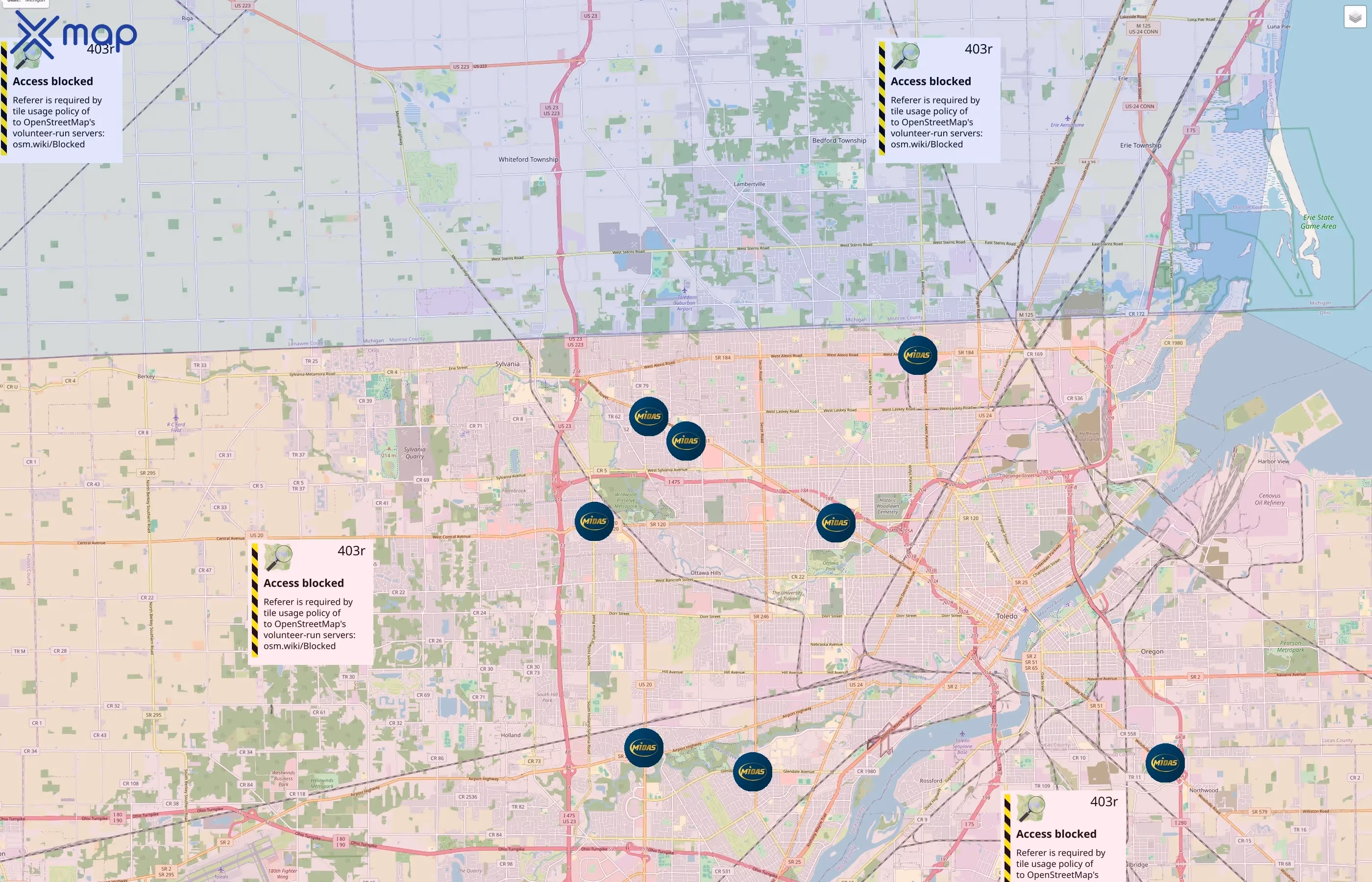 Midas traffic data