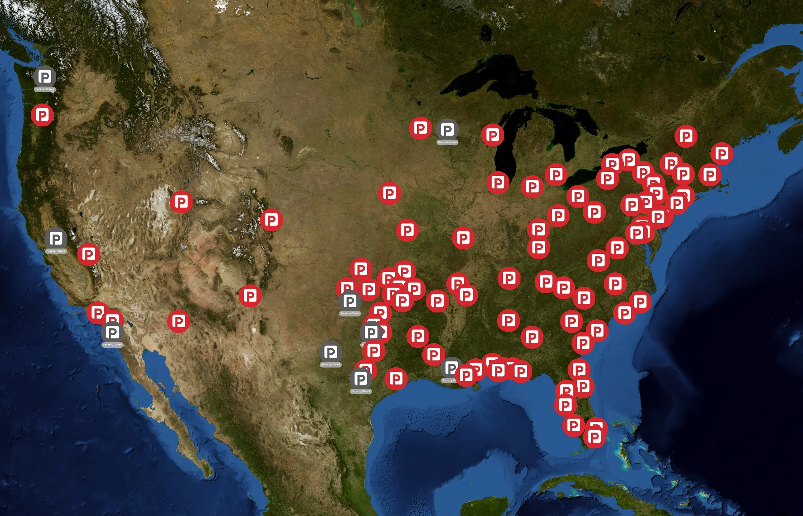 Premium Parking state distribution