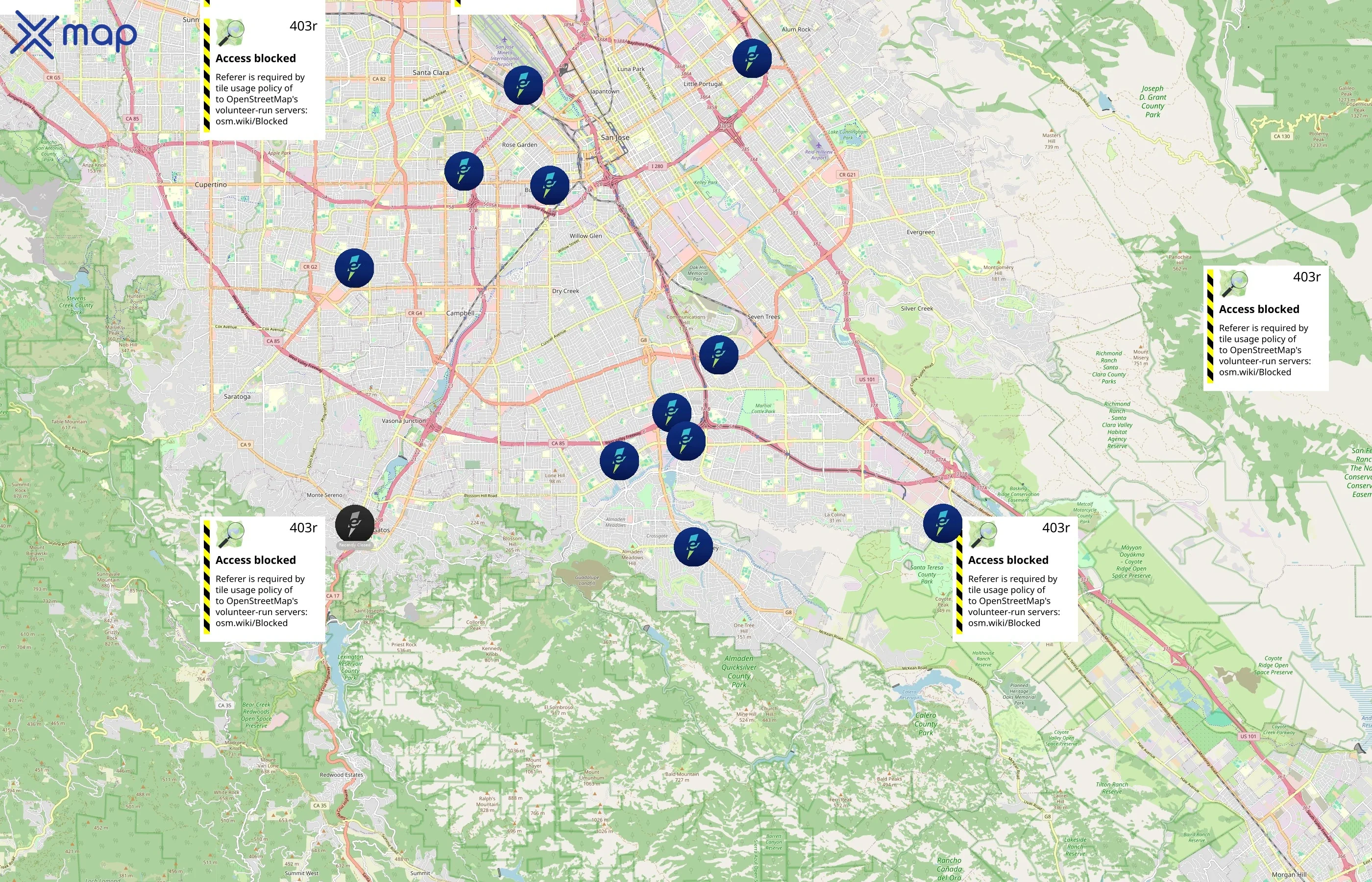 Electrify America area coverage