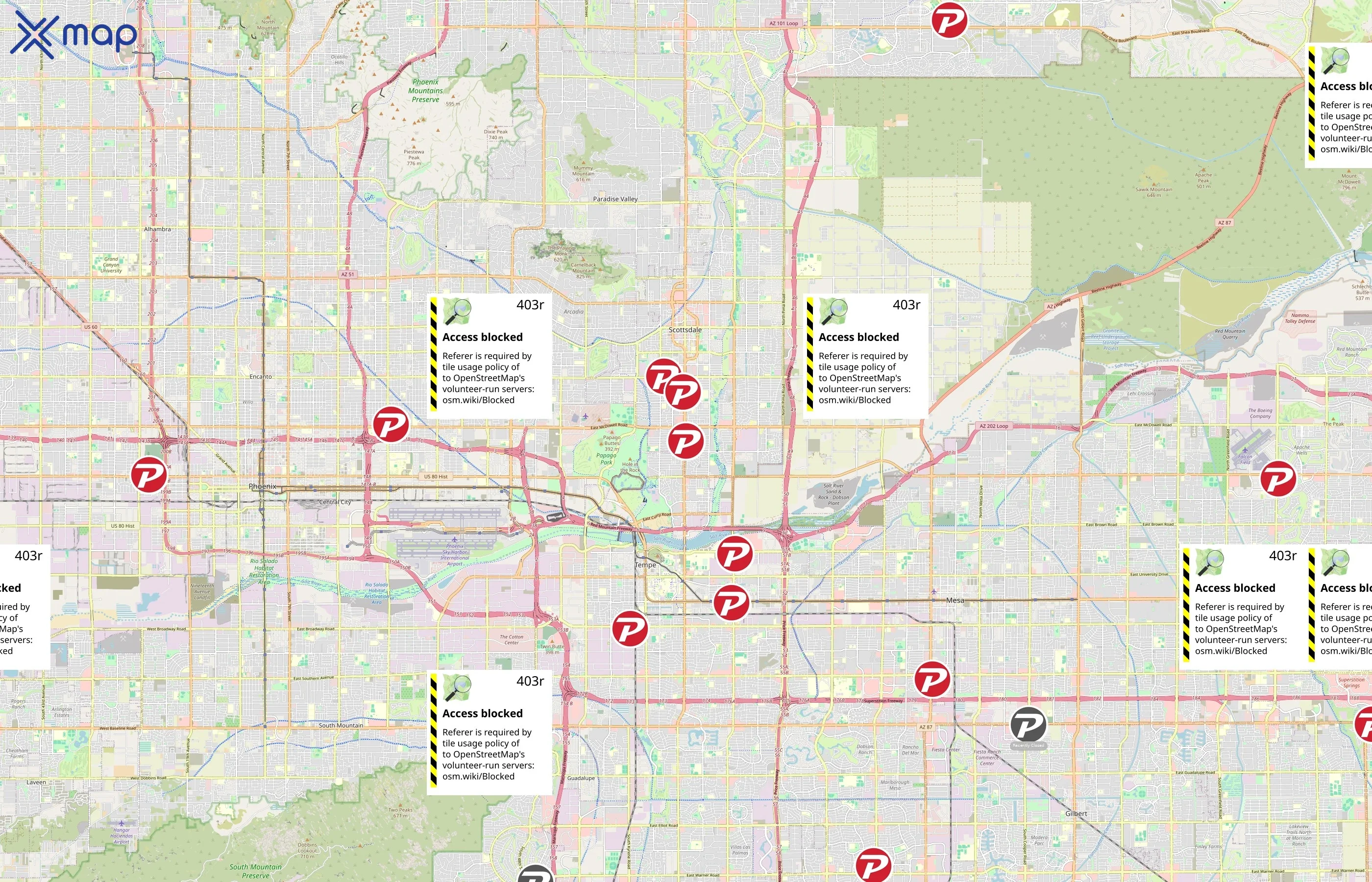 Pep Boys area coverage