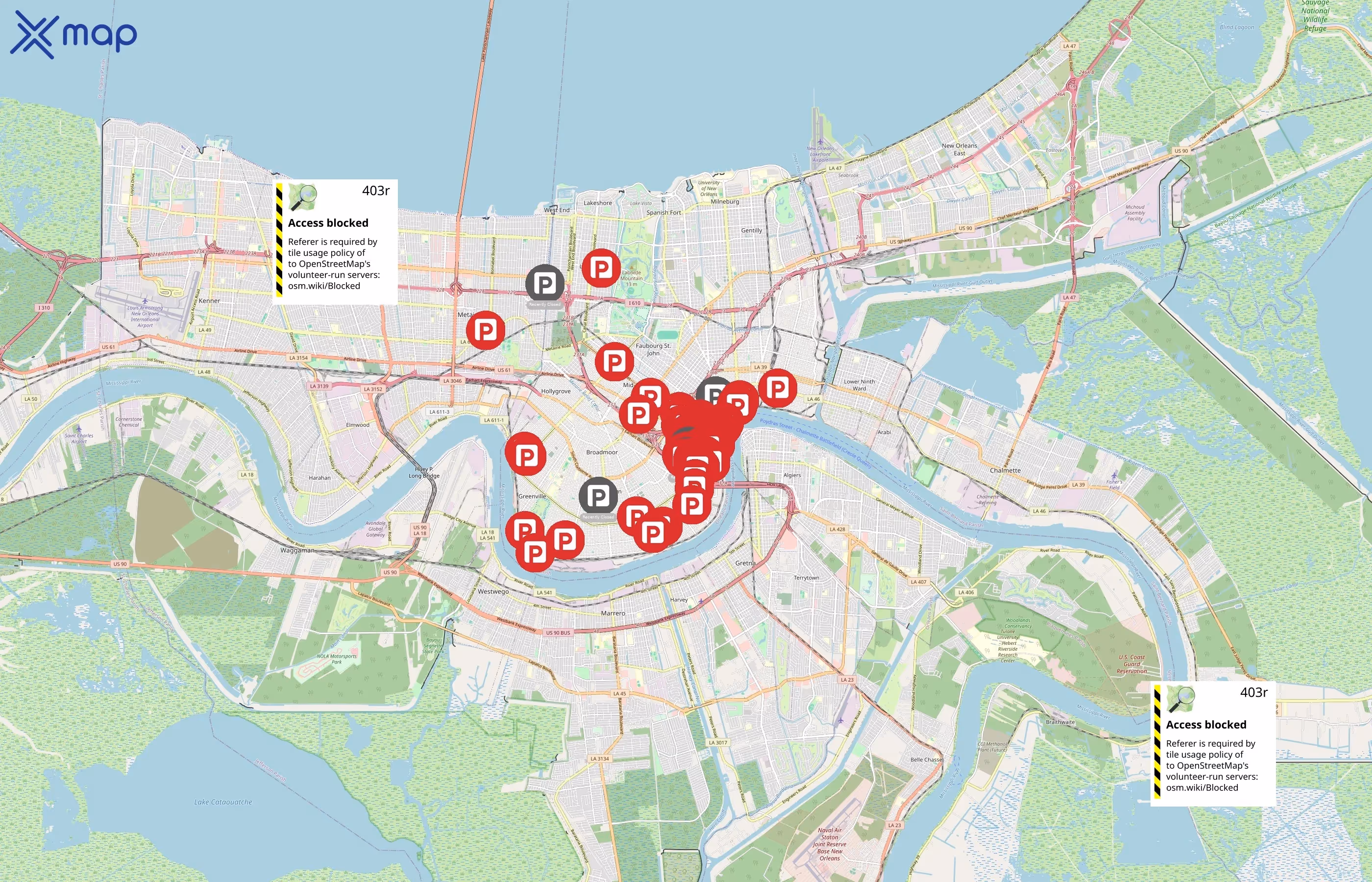 Premium Parking area coverage