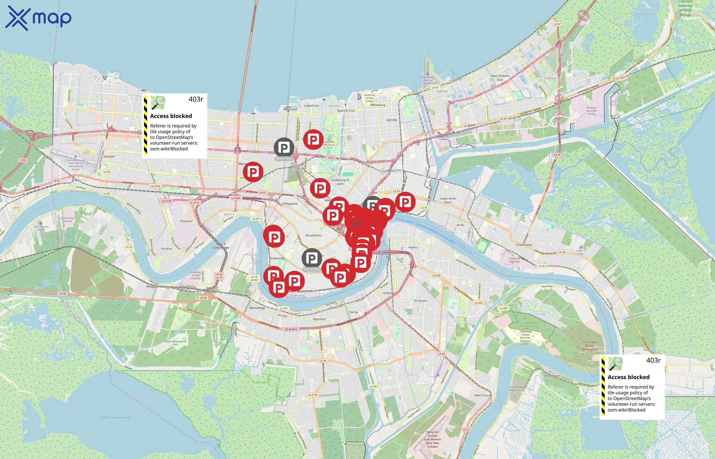 Premium Parking area coverage