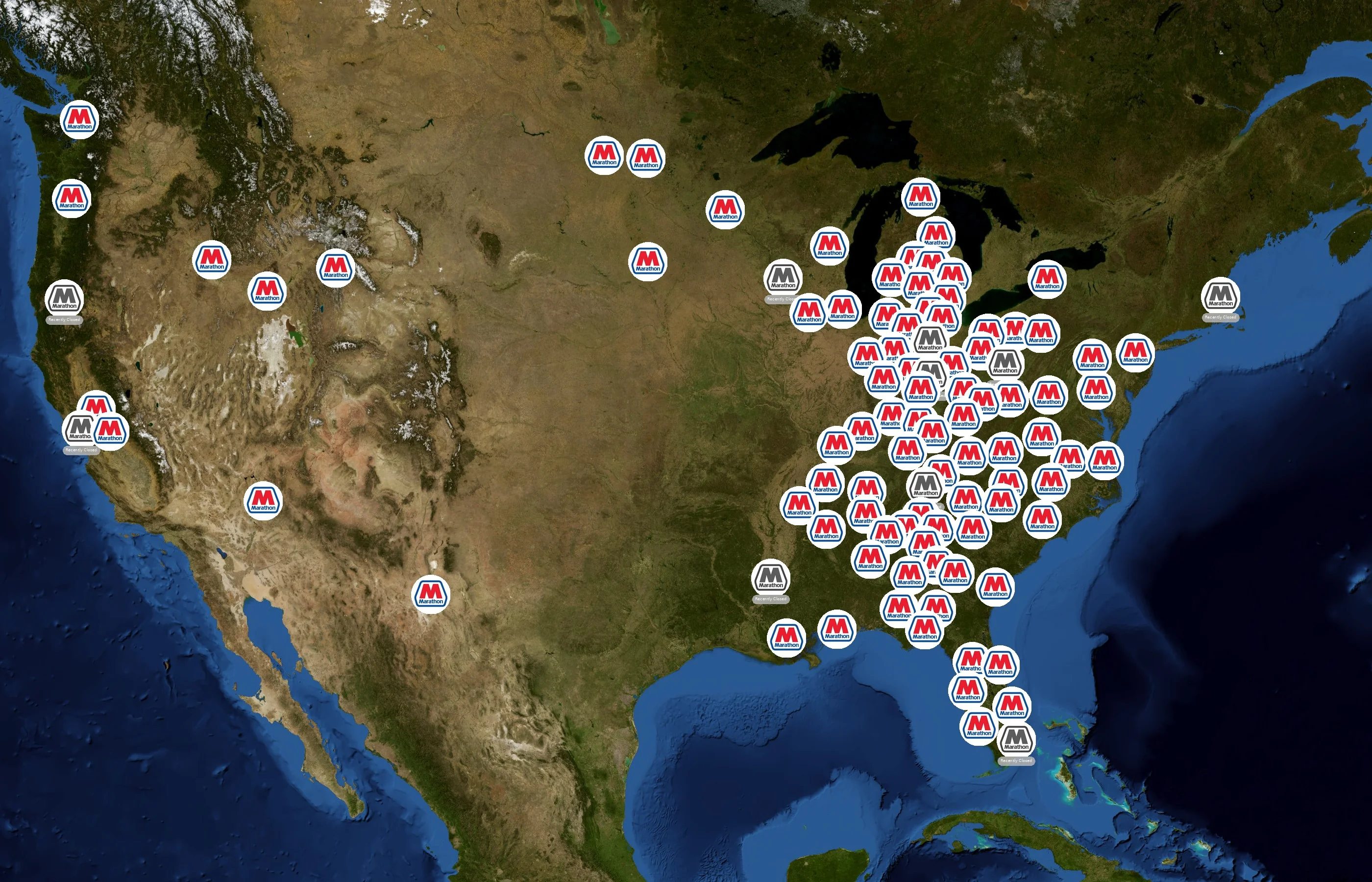 Marathon state distribution