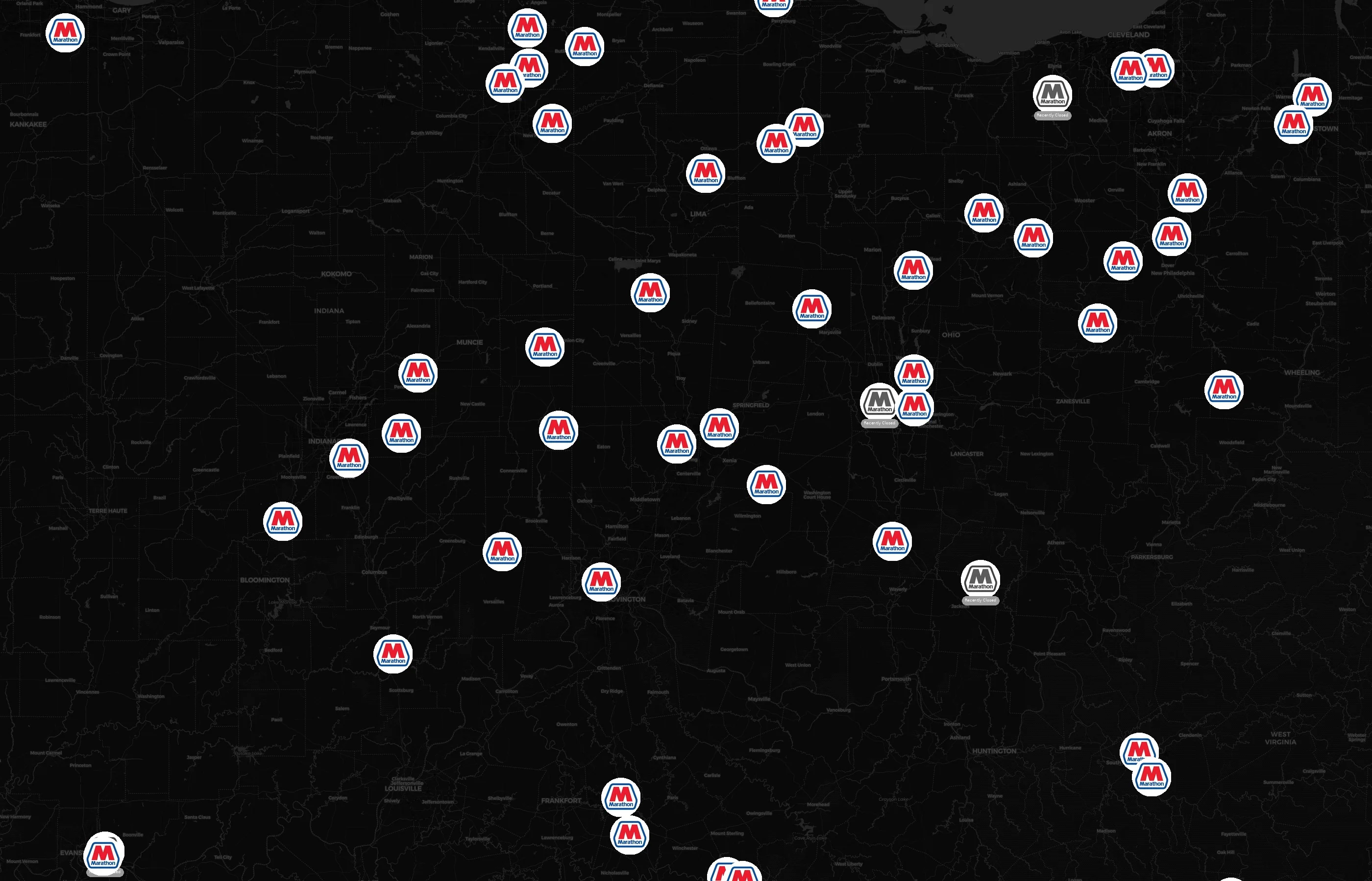 Marathon city distribution