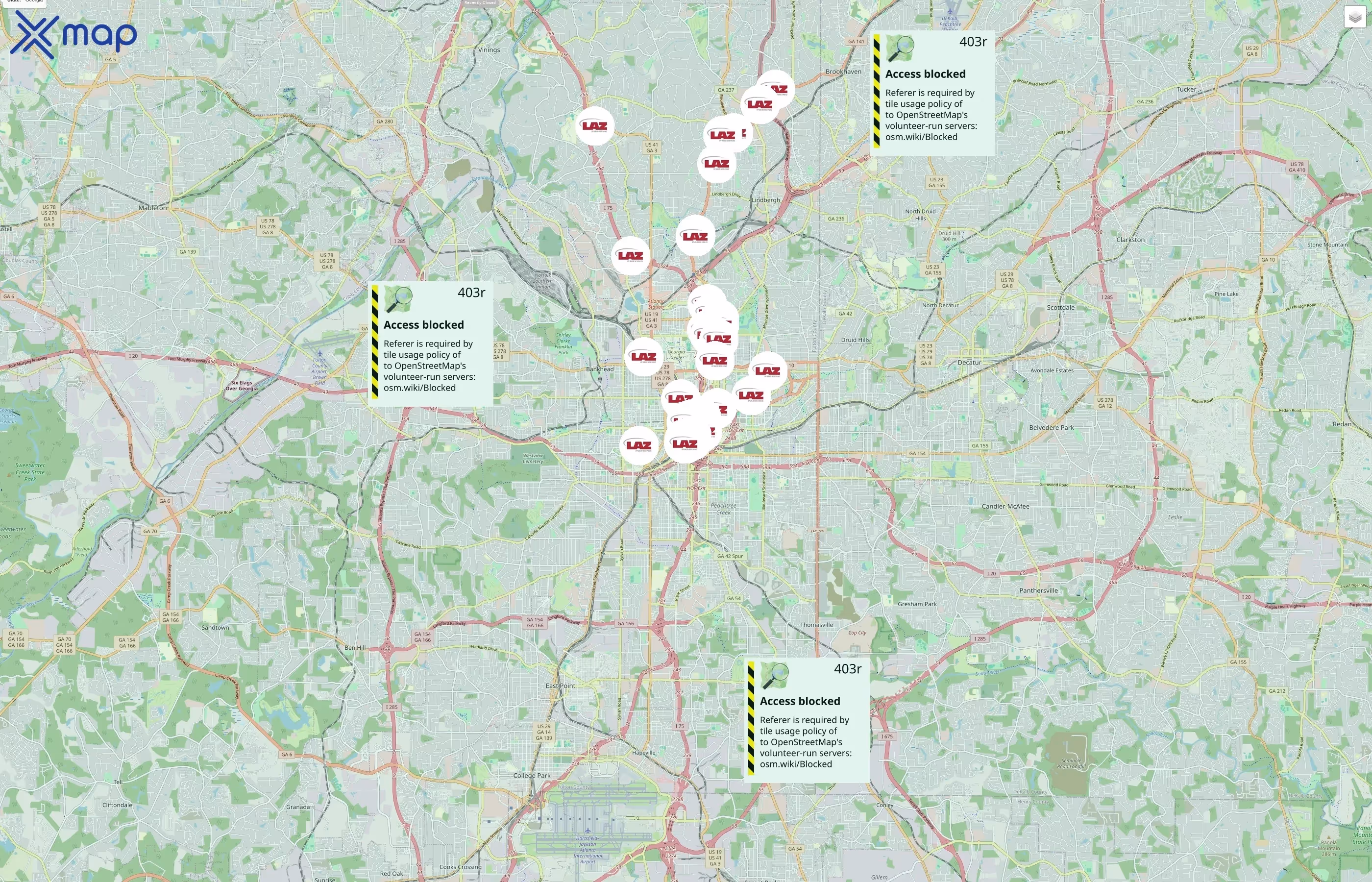 LAZ Parking traffic data