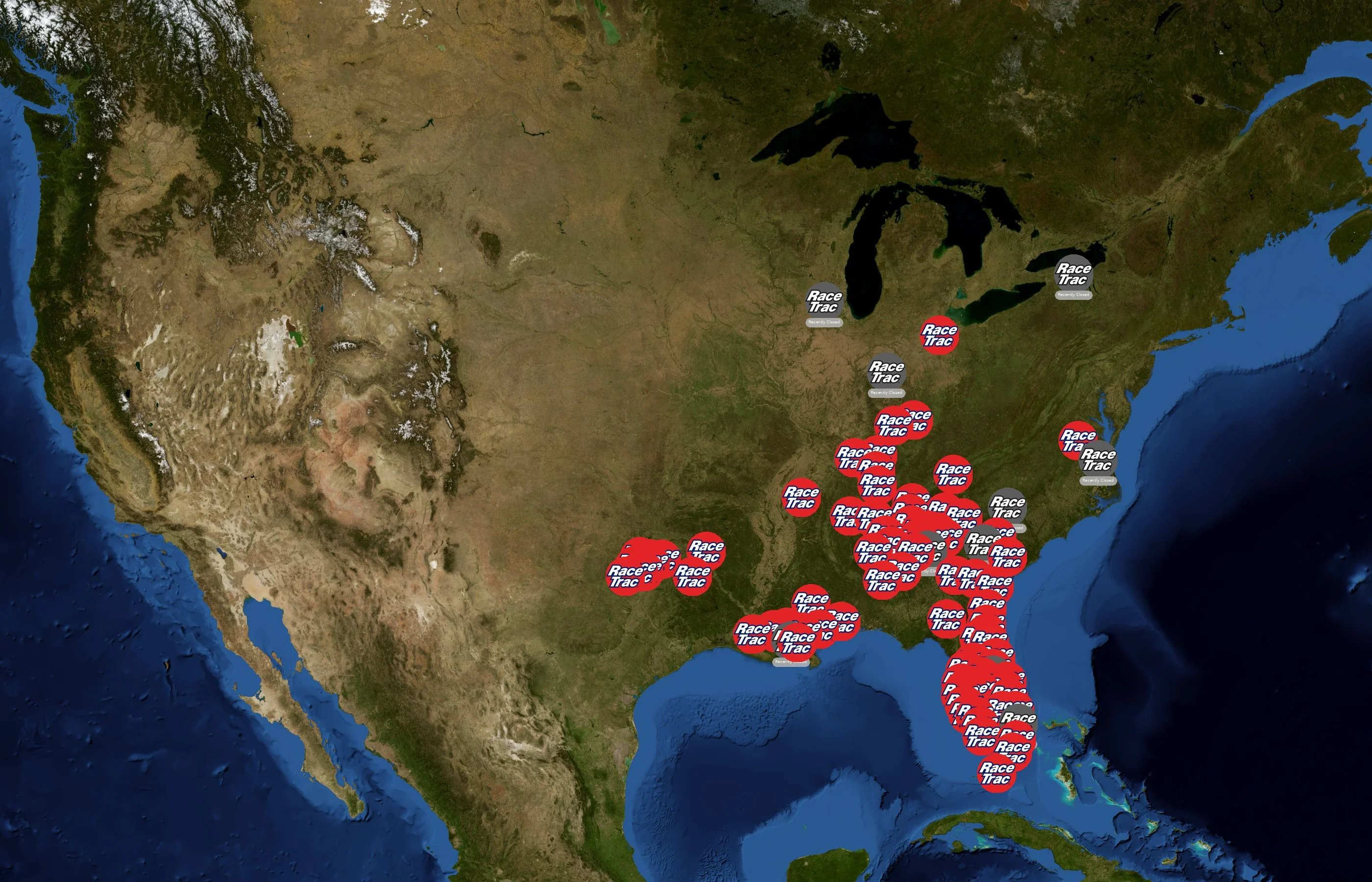 RaceTrac state distribution