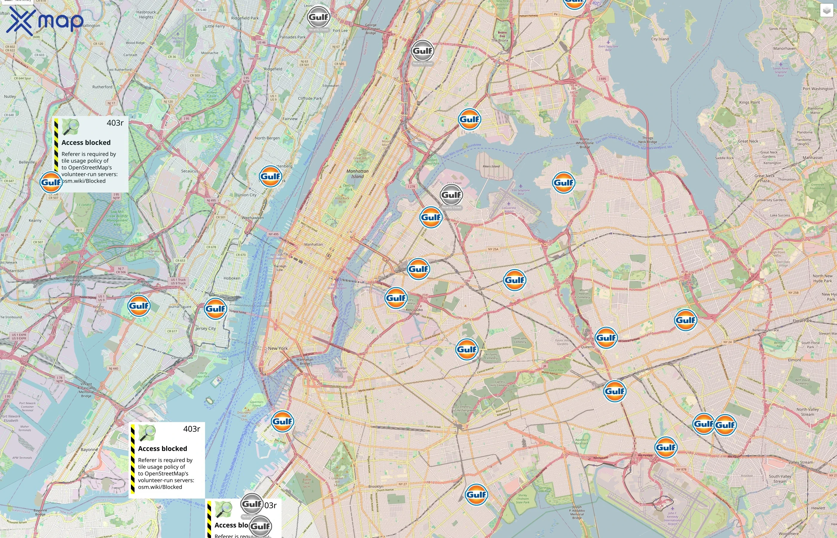 Gulf Oil traffic data