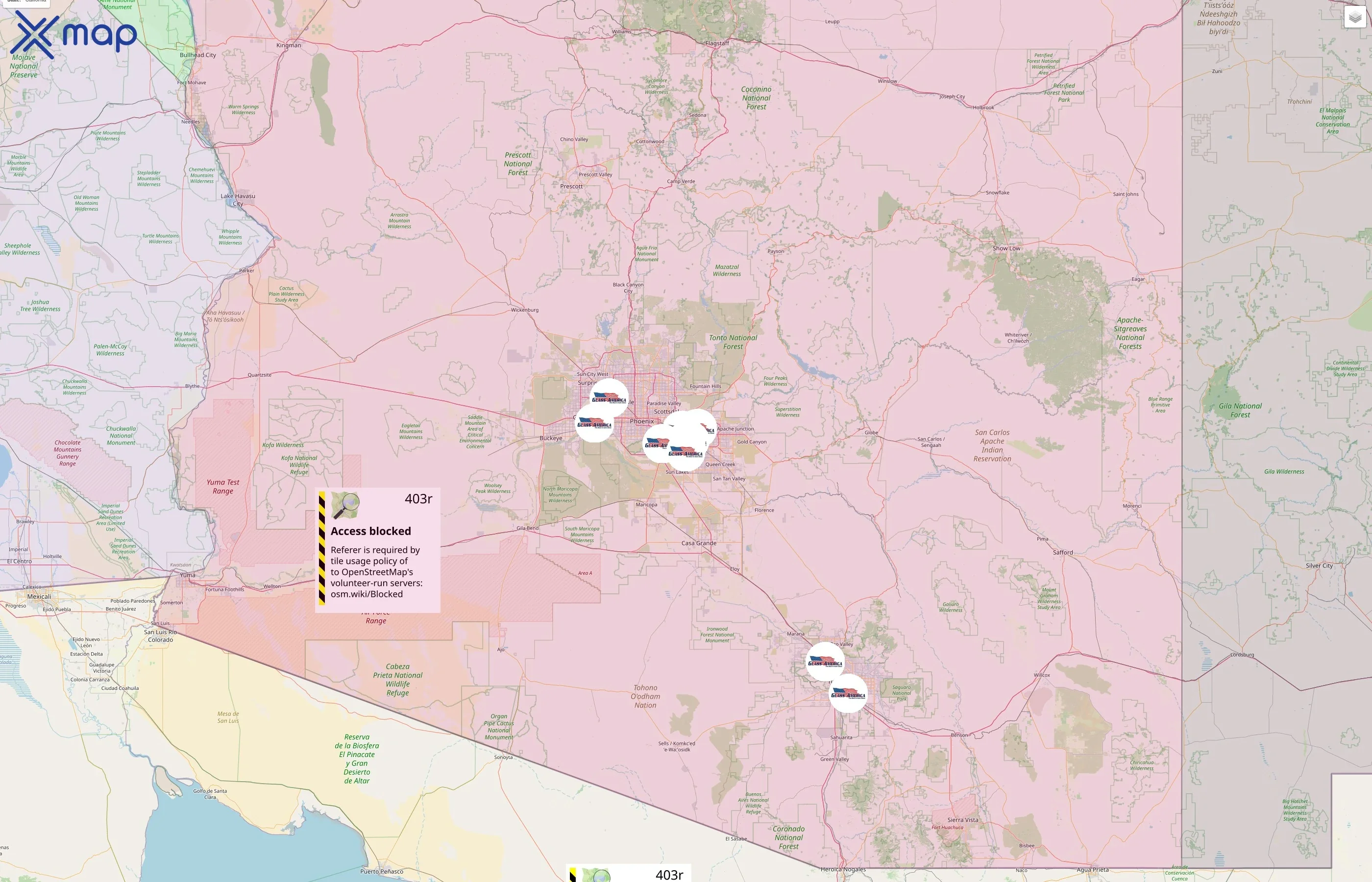 Glass America street hotspots