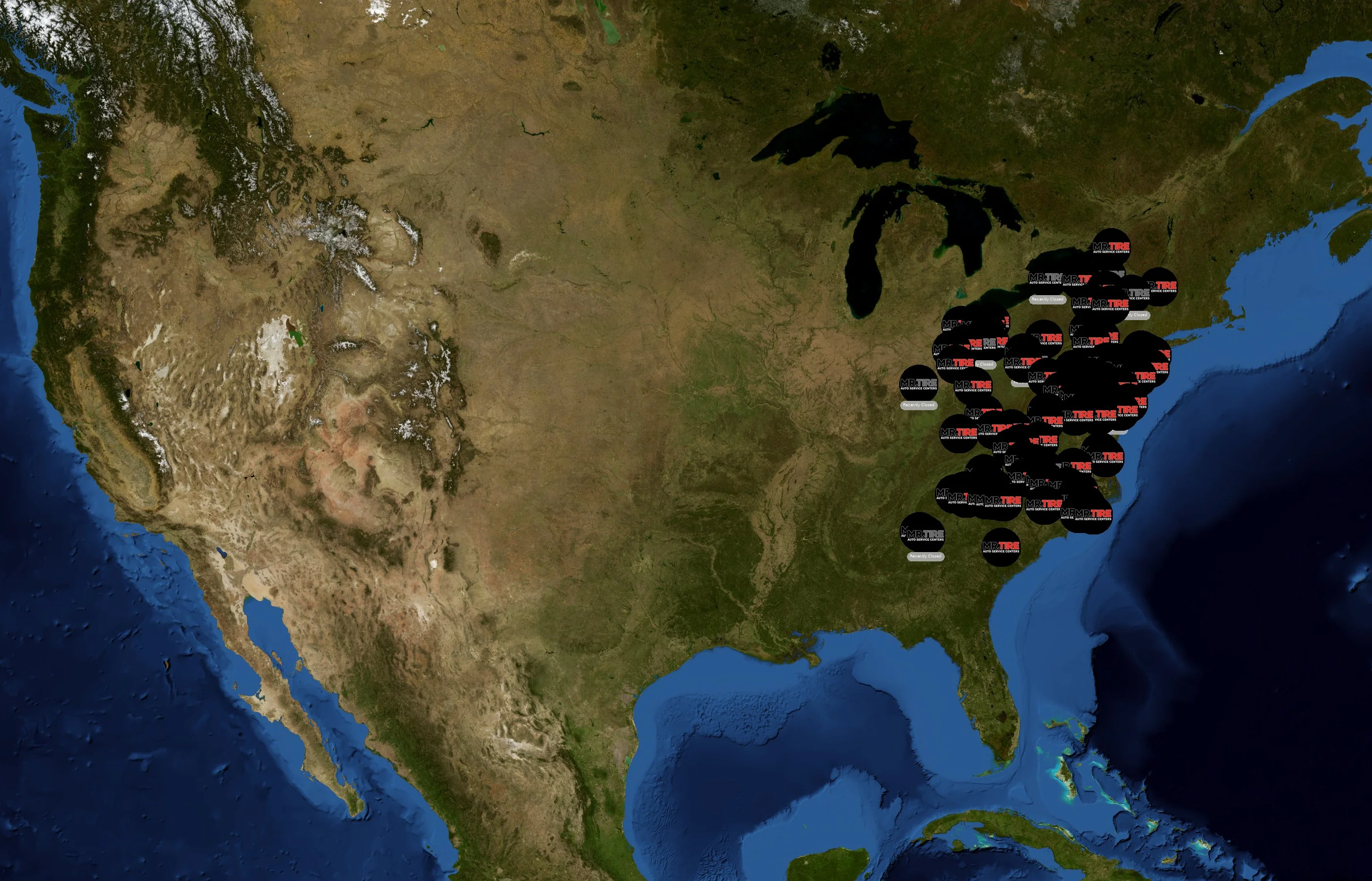 Mr. Tire state distribution