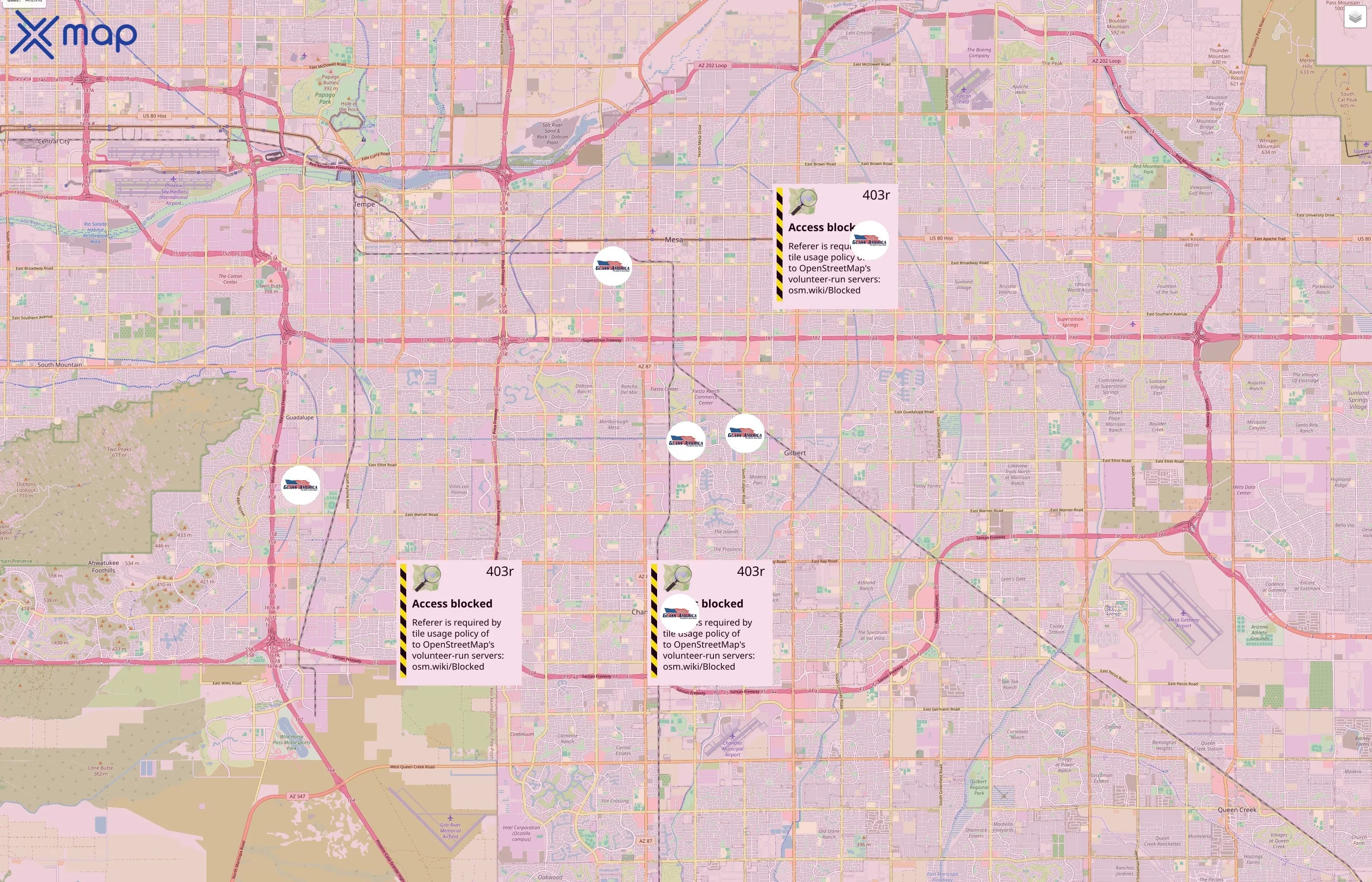 Glass America traffic data