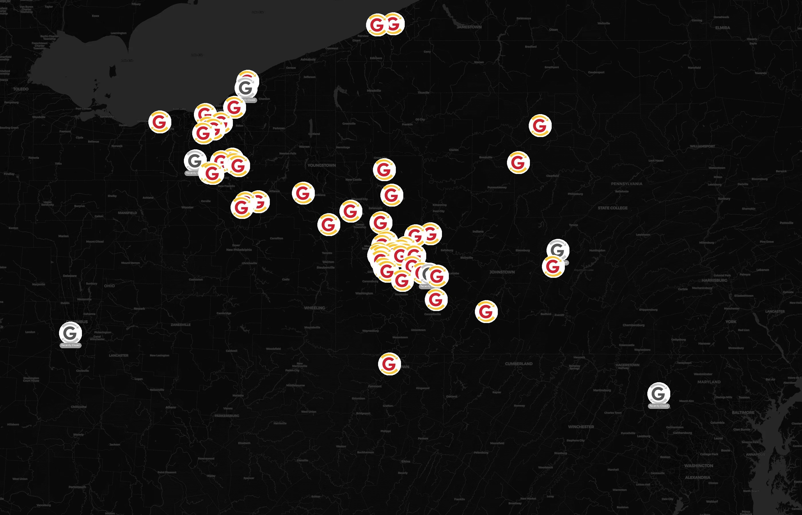 GetGo city distribution