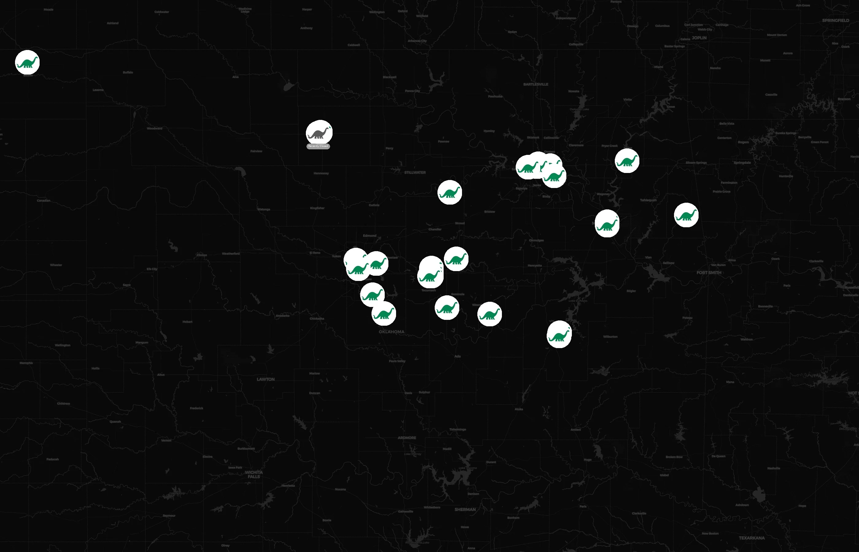 Sinclair Oil city distribution