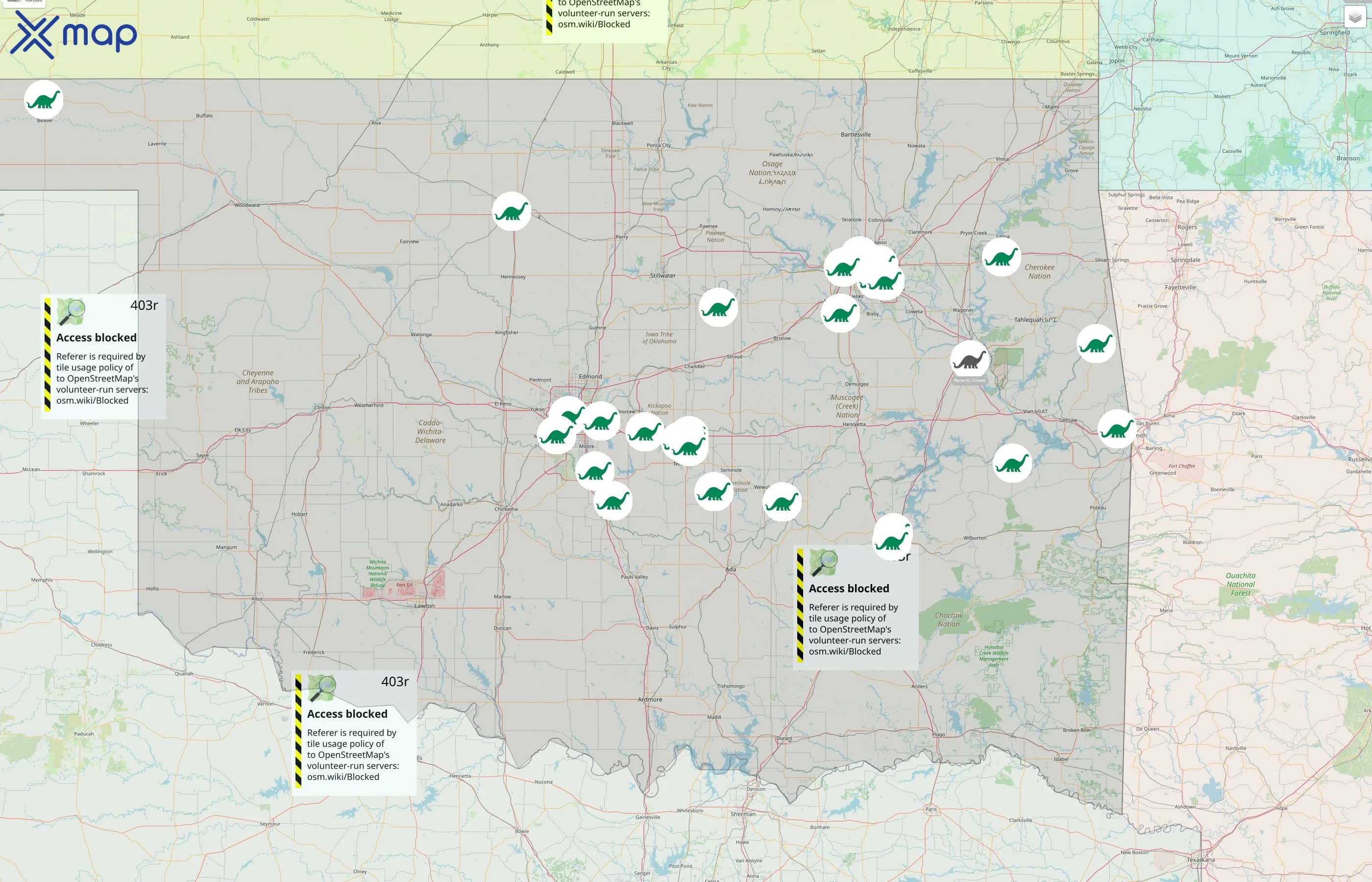 Sinclair Oil street hotspots
