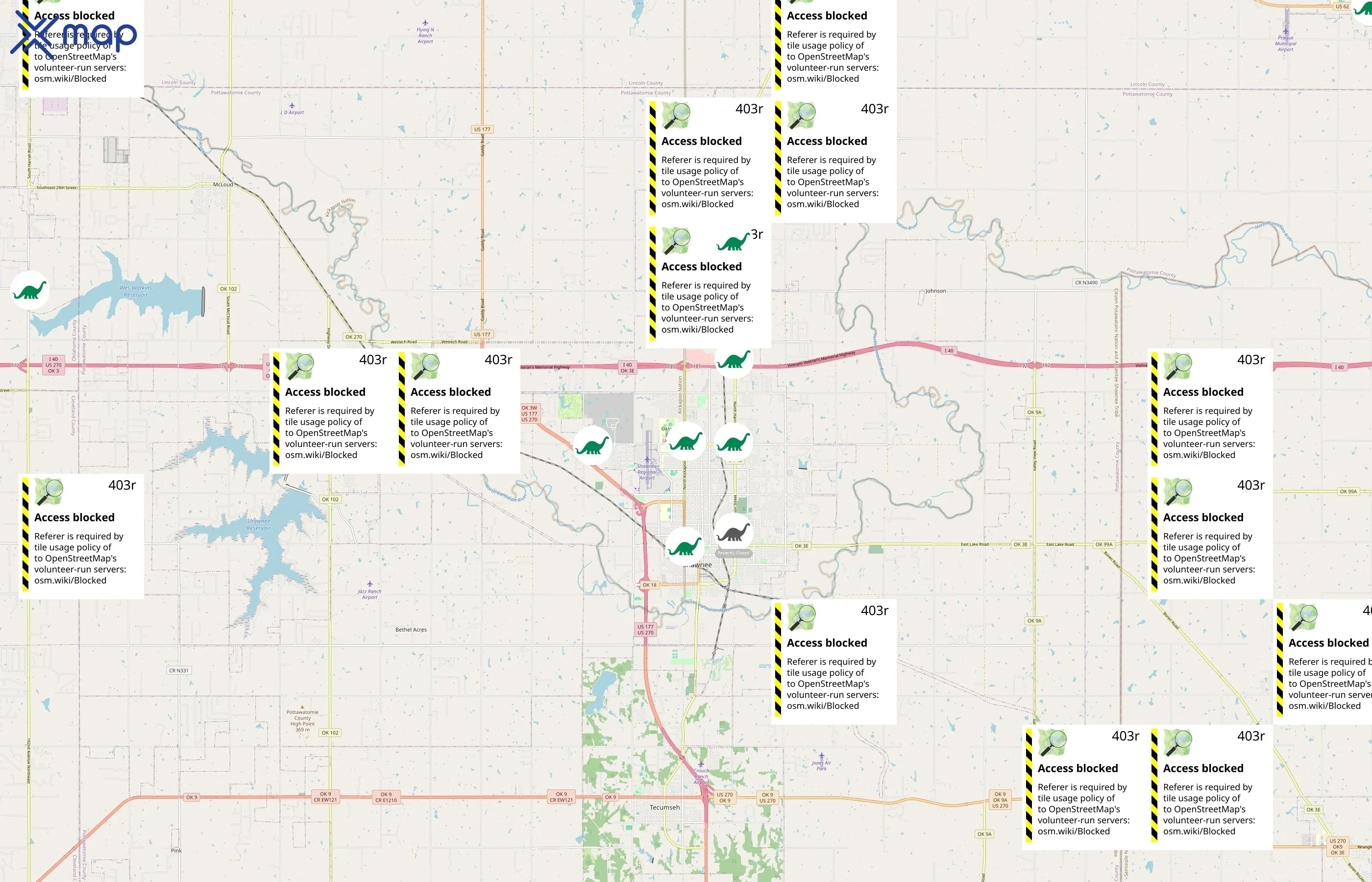 Sinclair Oil area coverage