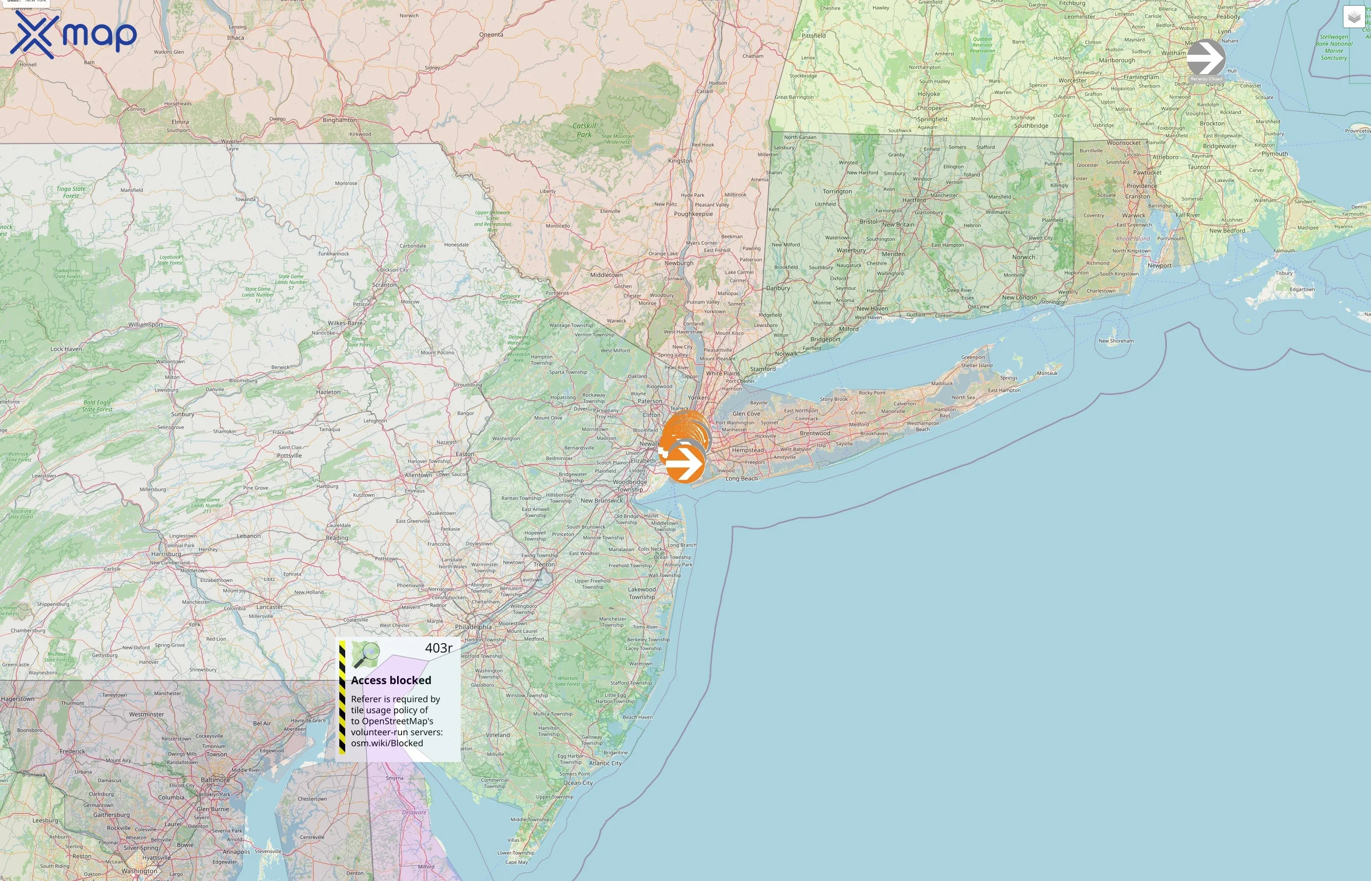 Icon Parking street hotspots