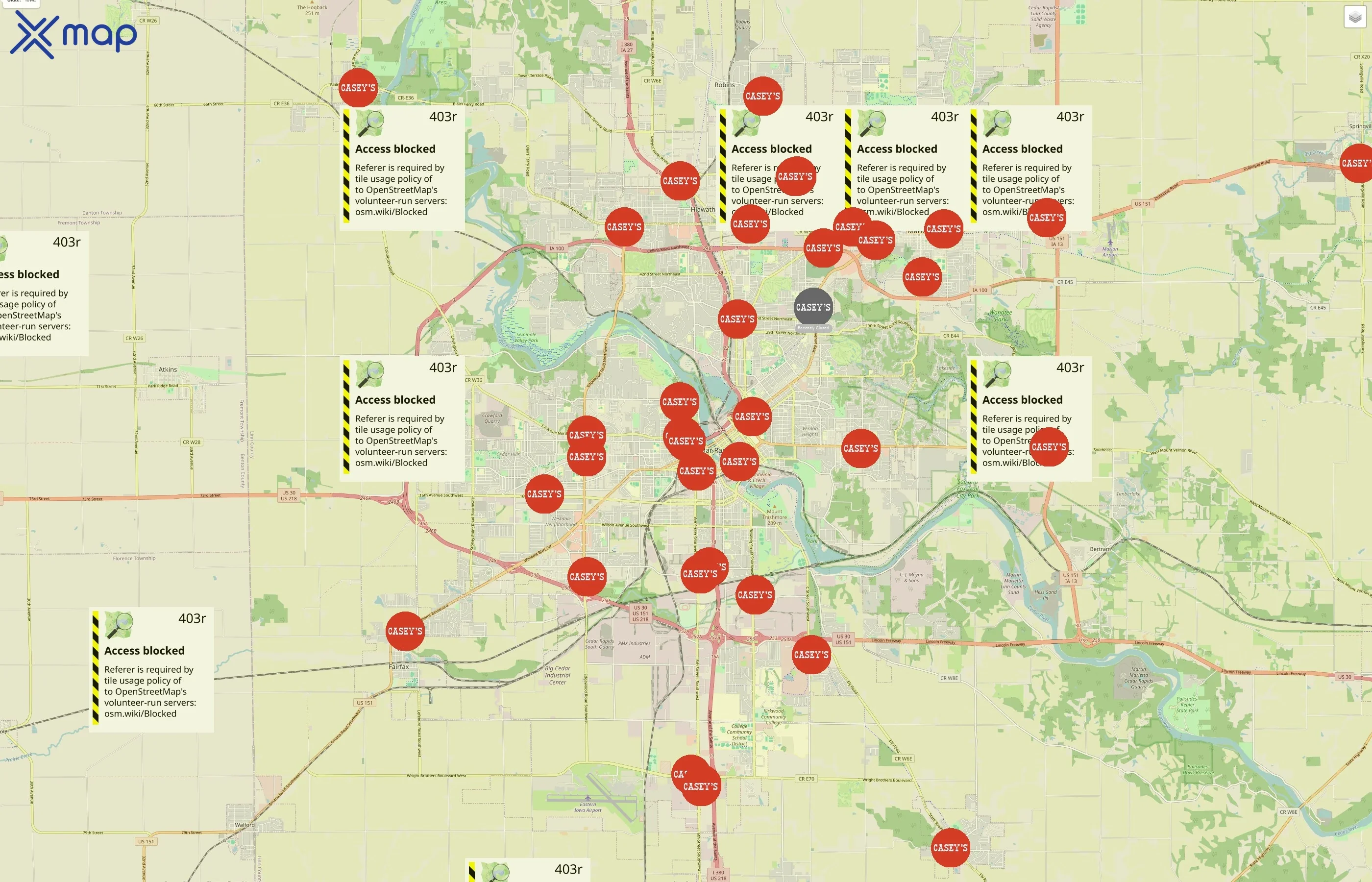 Casey's General Stores traffic data