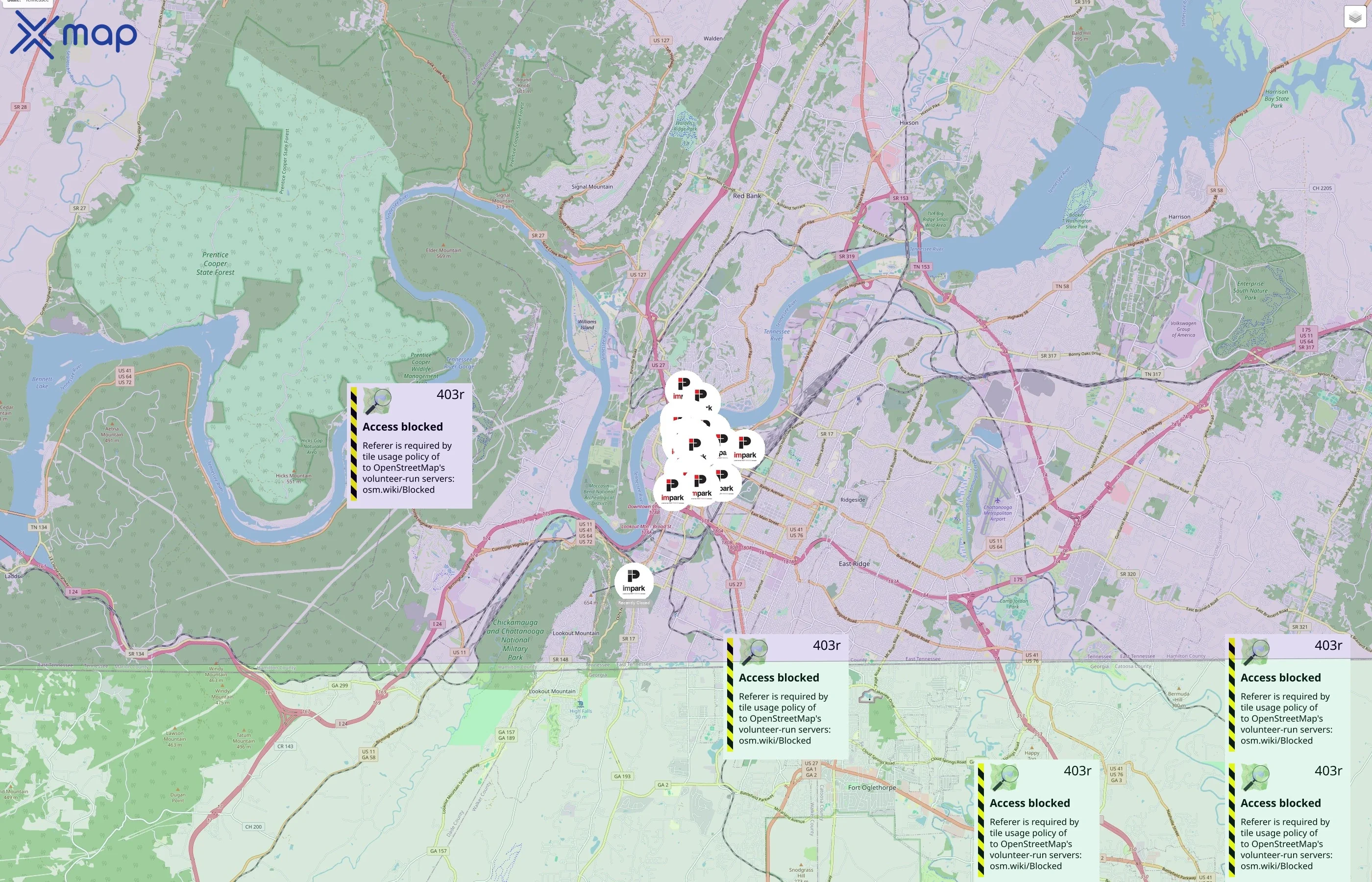 Republic Parking traffic data