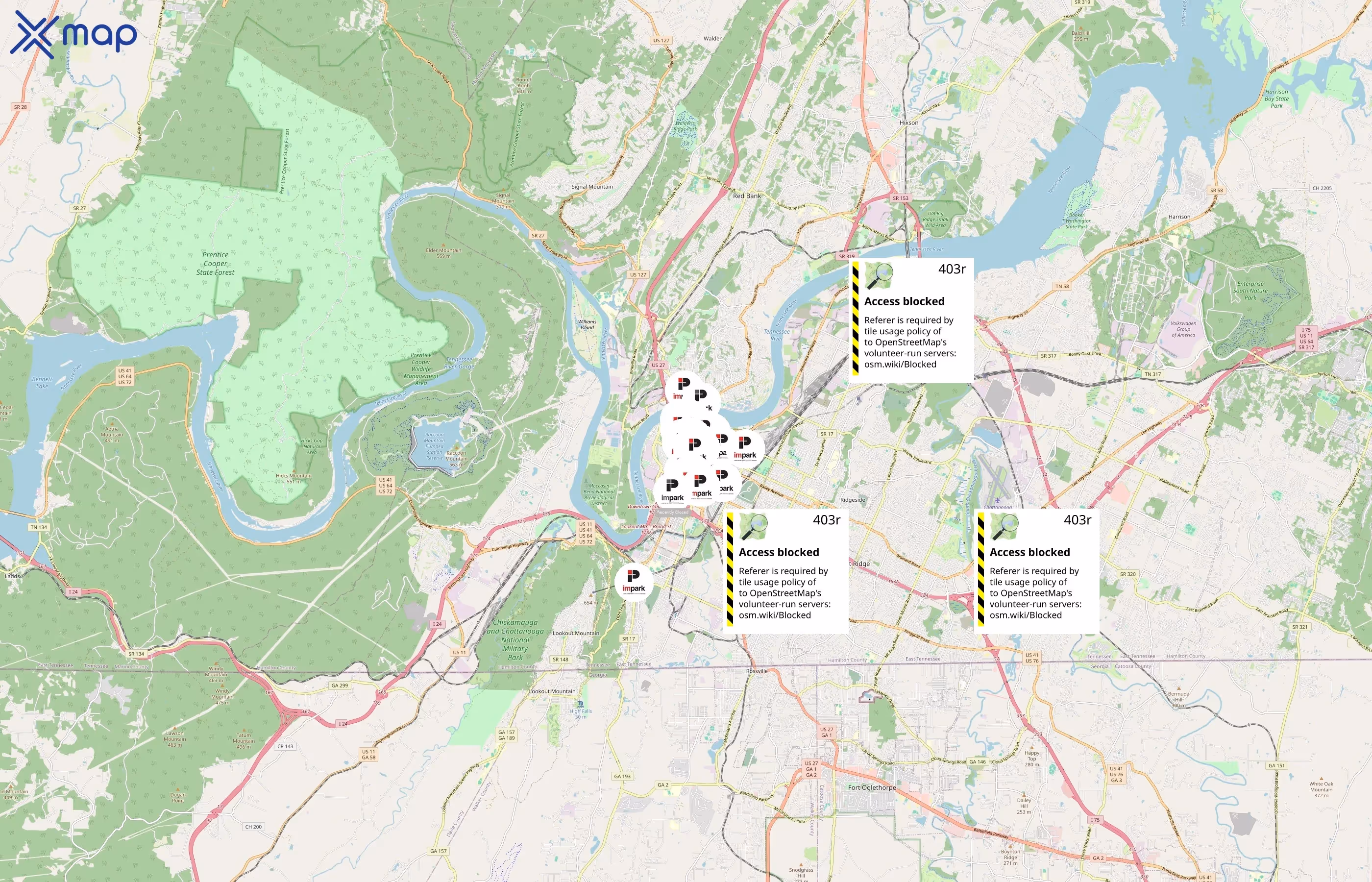 Republic Parking area coverage