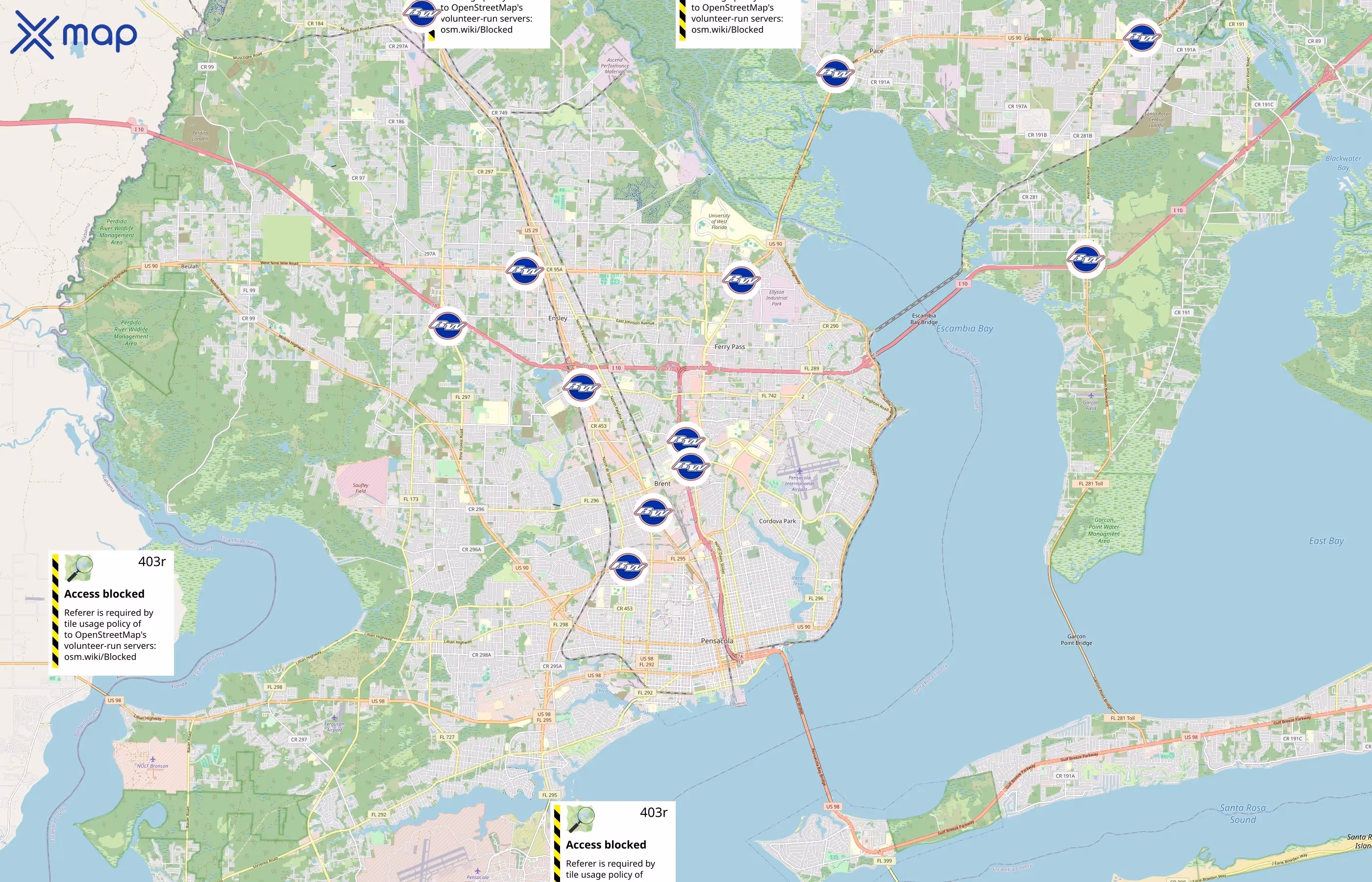 RaceWay area coverage