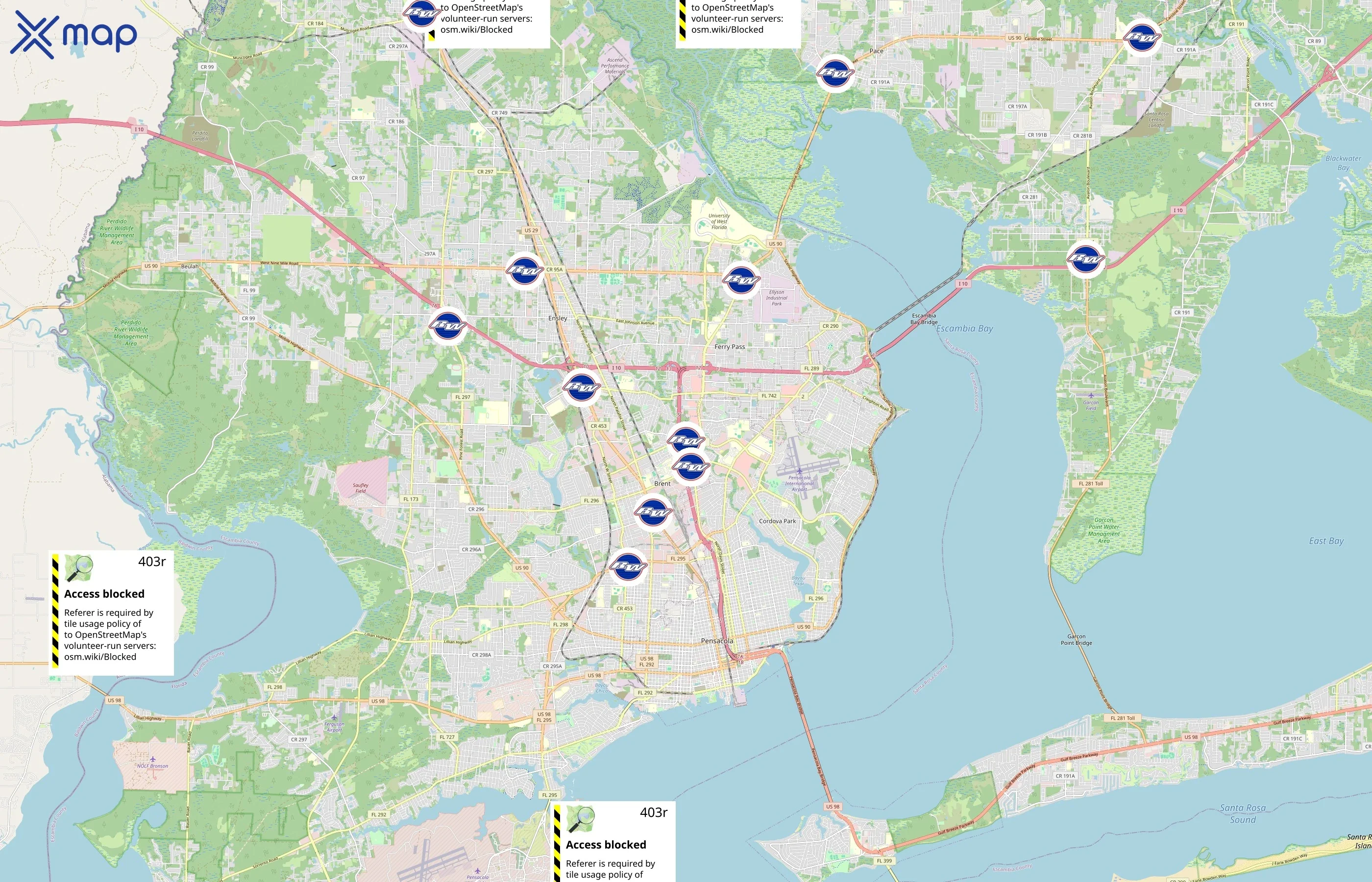 RaceWay area coverage