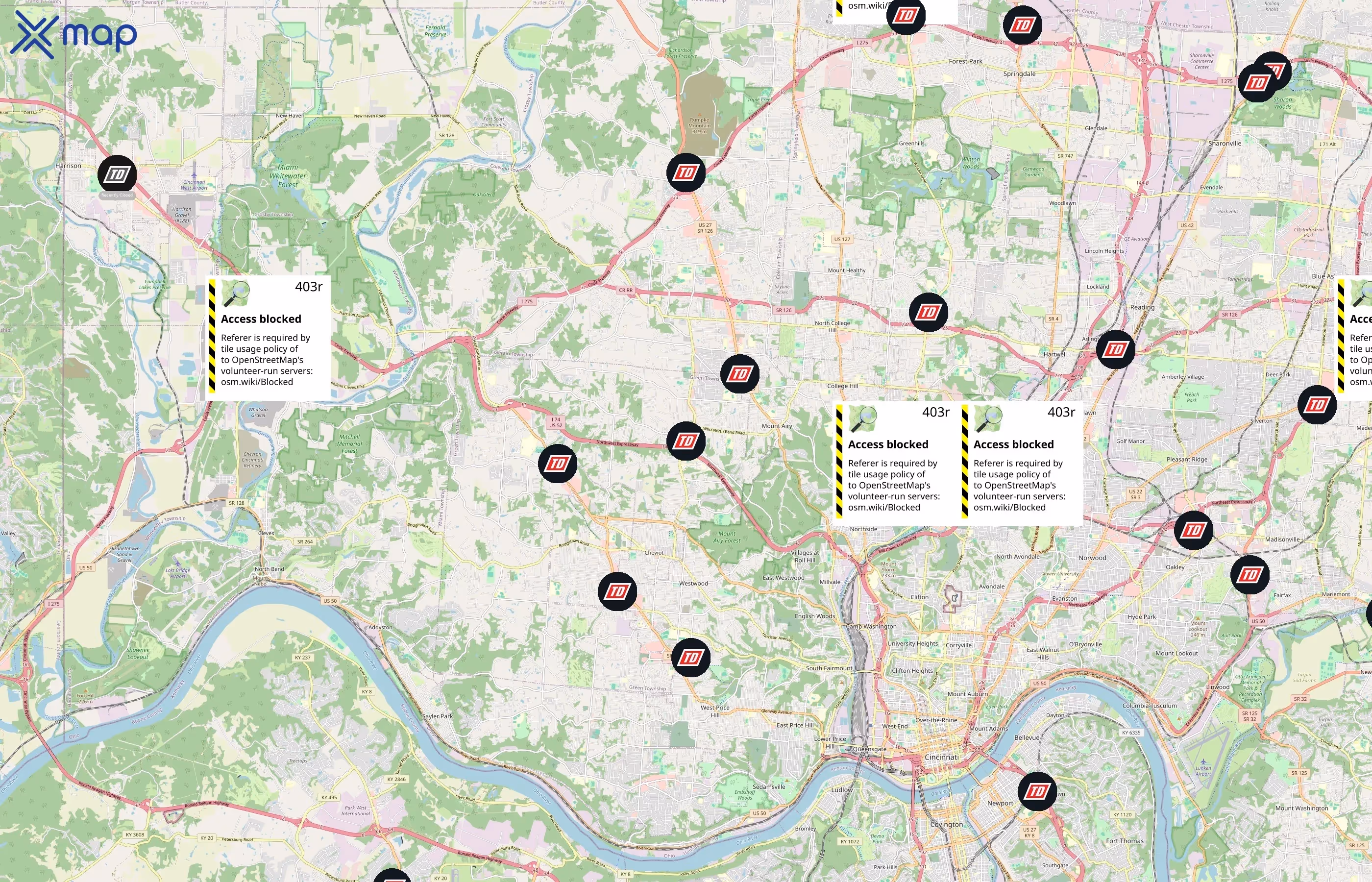 Tire Discounters area coverage