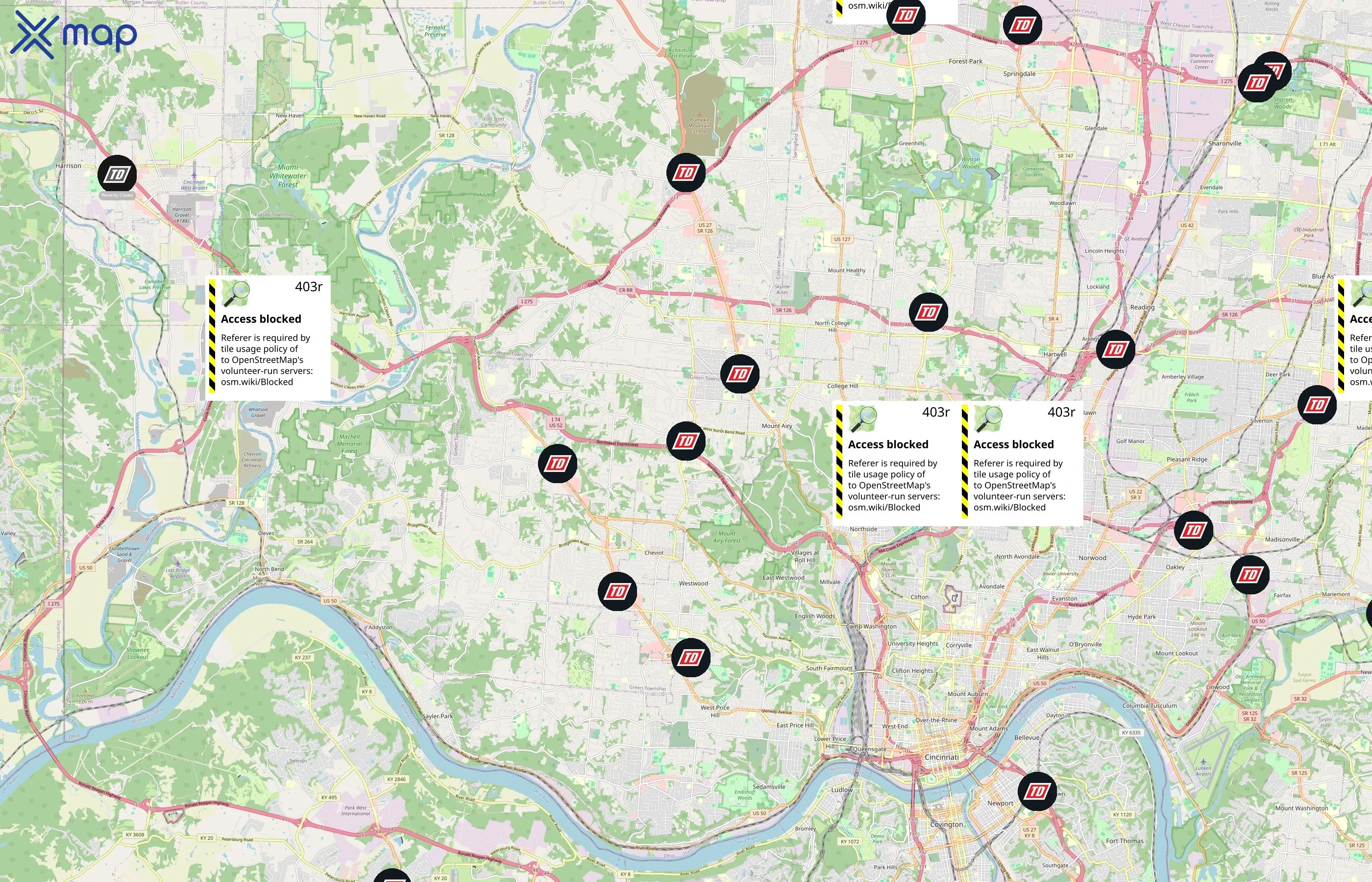 Tire Discounters area coverage