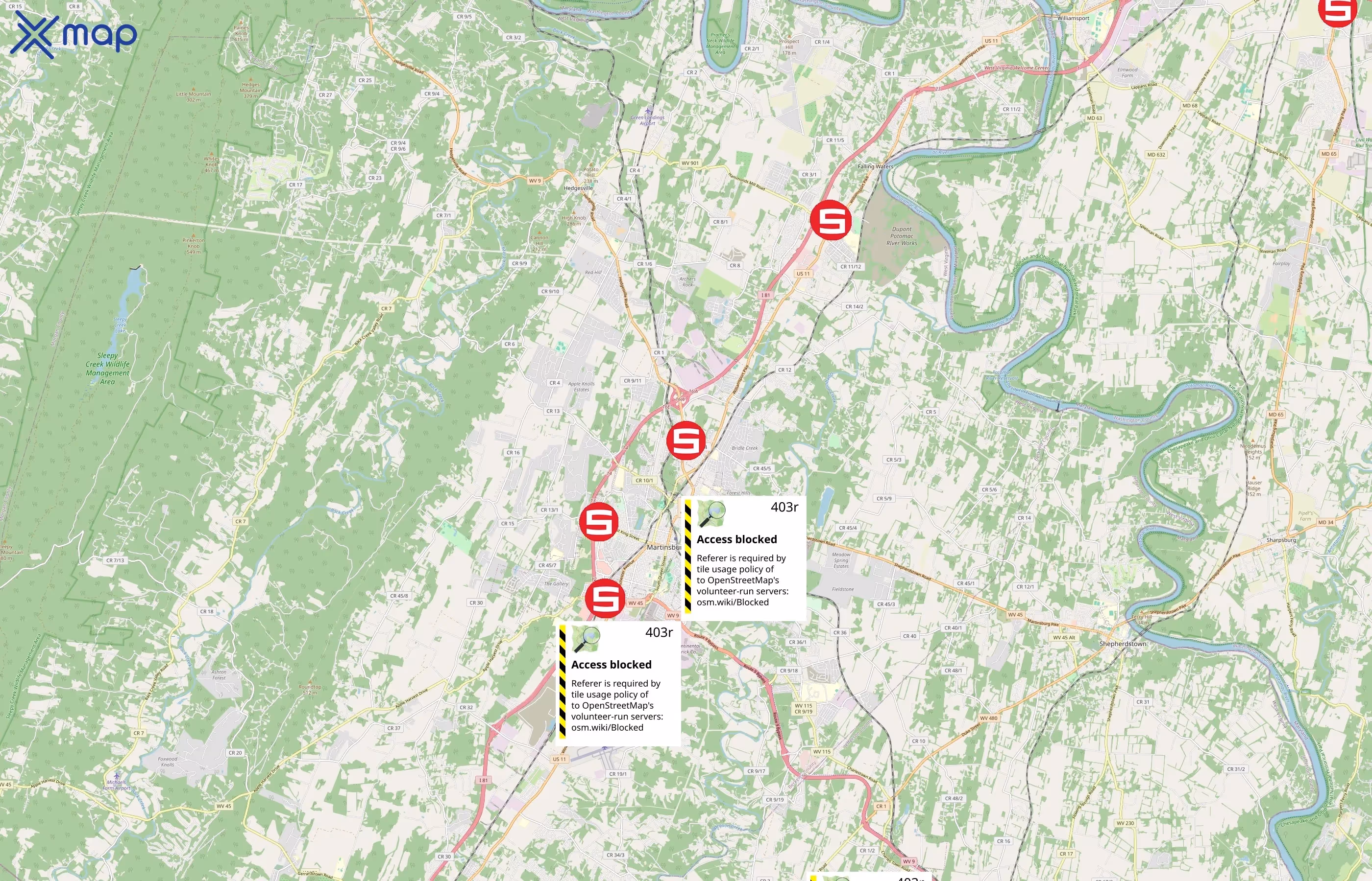 Sheetz area coverage