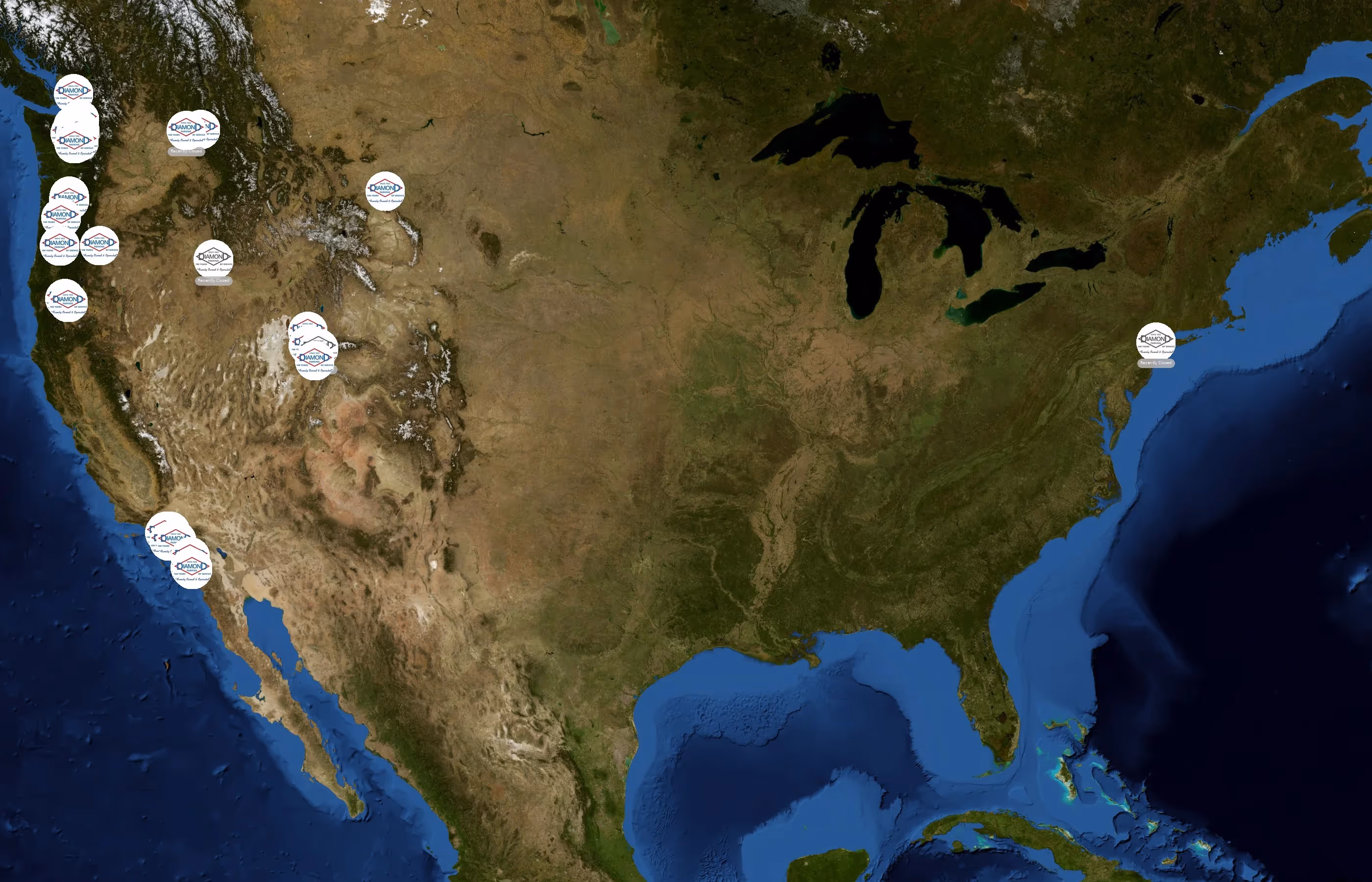 Diamond Parking state distribution