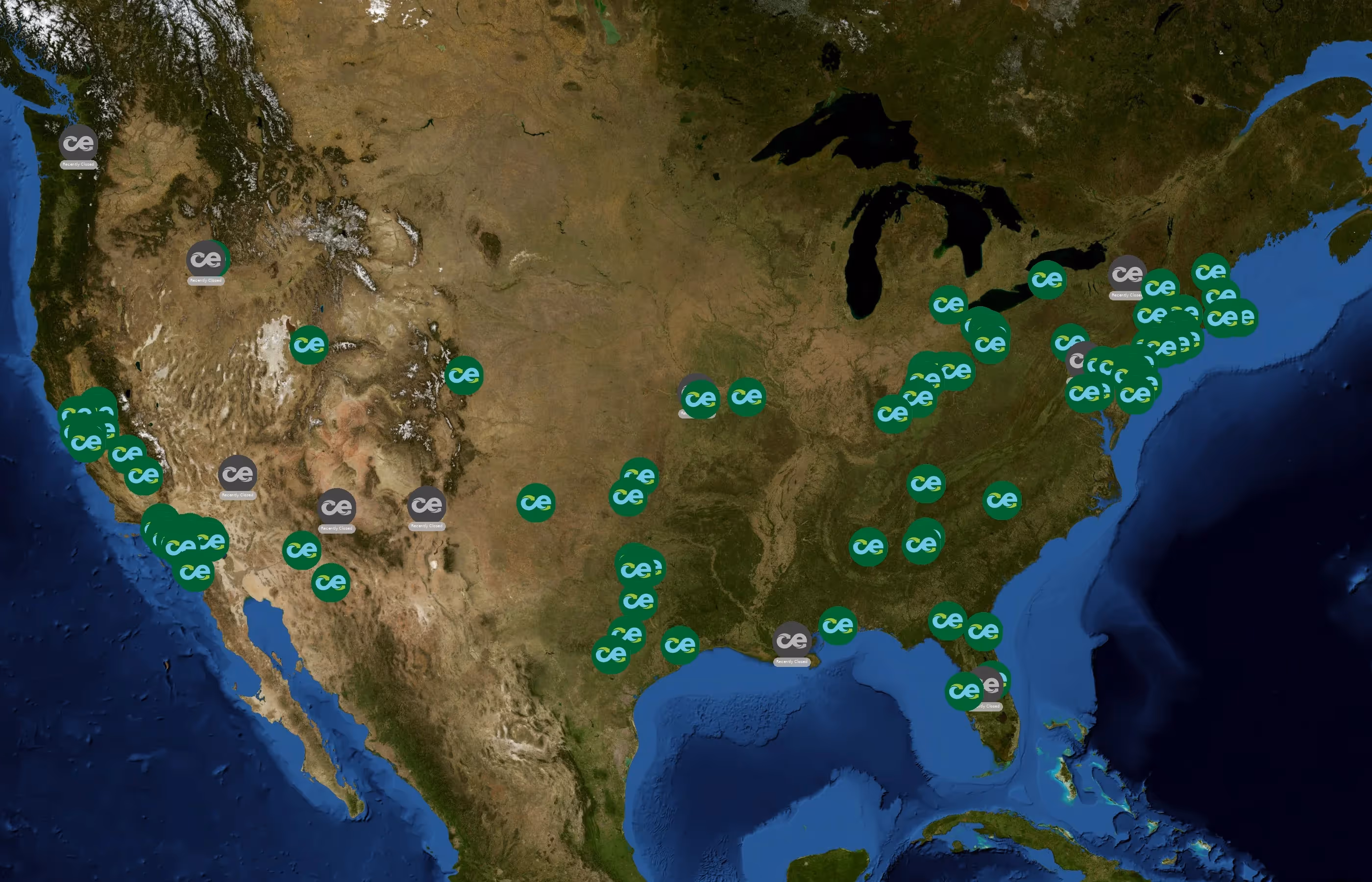 Clean Energy Fuels state distribution