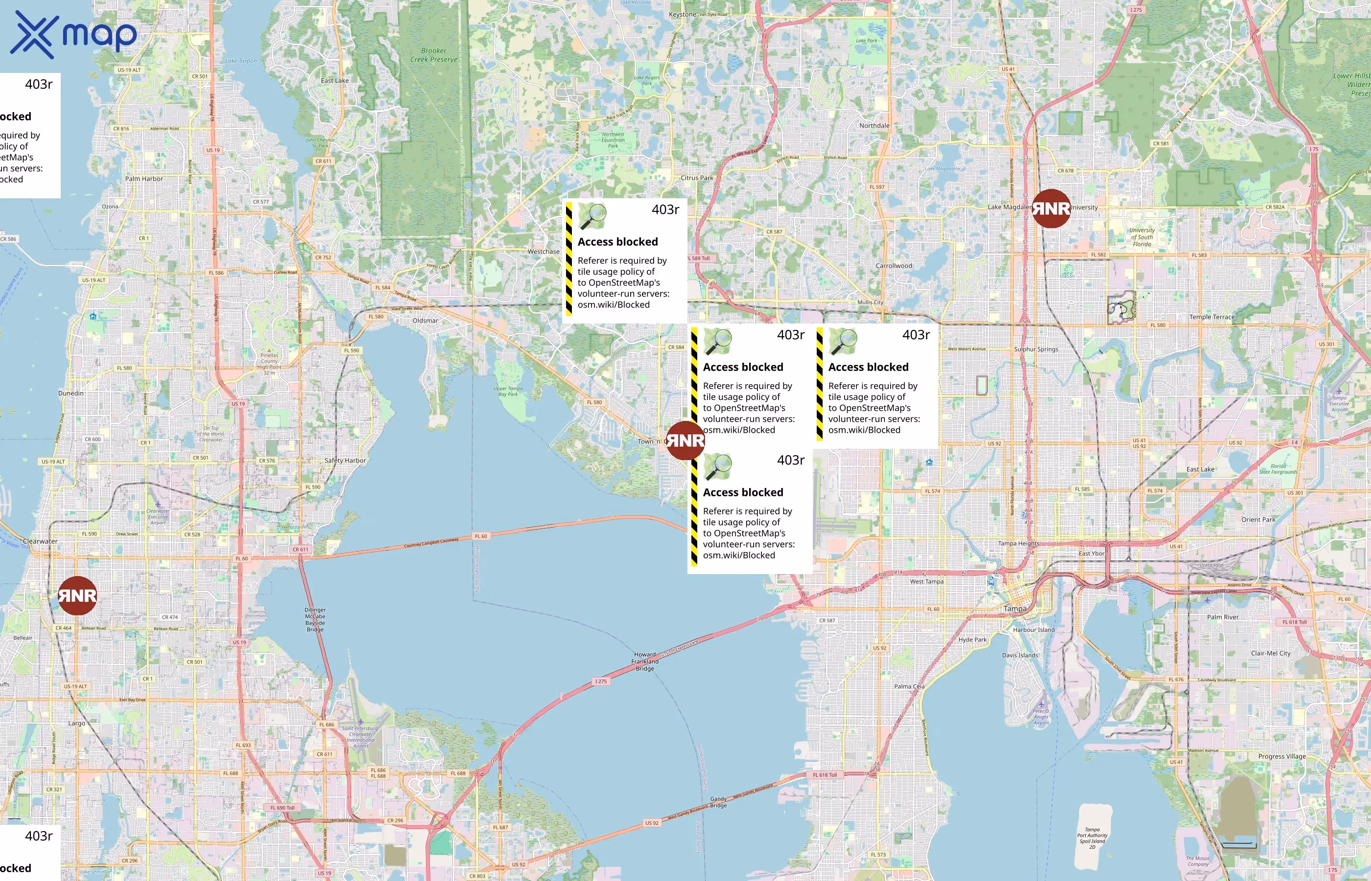 RNR Tire Express area coverage