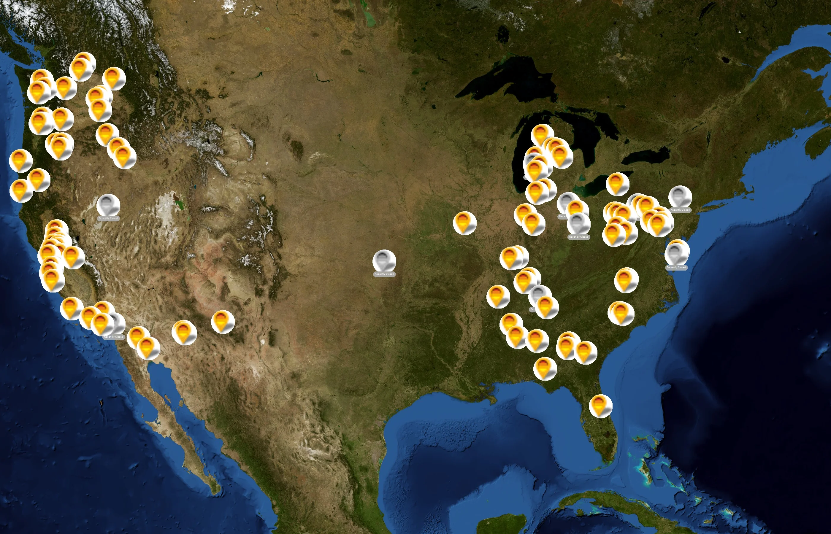 Pacific Pride state distribution