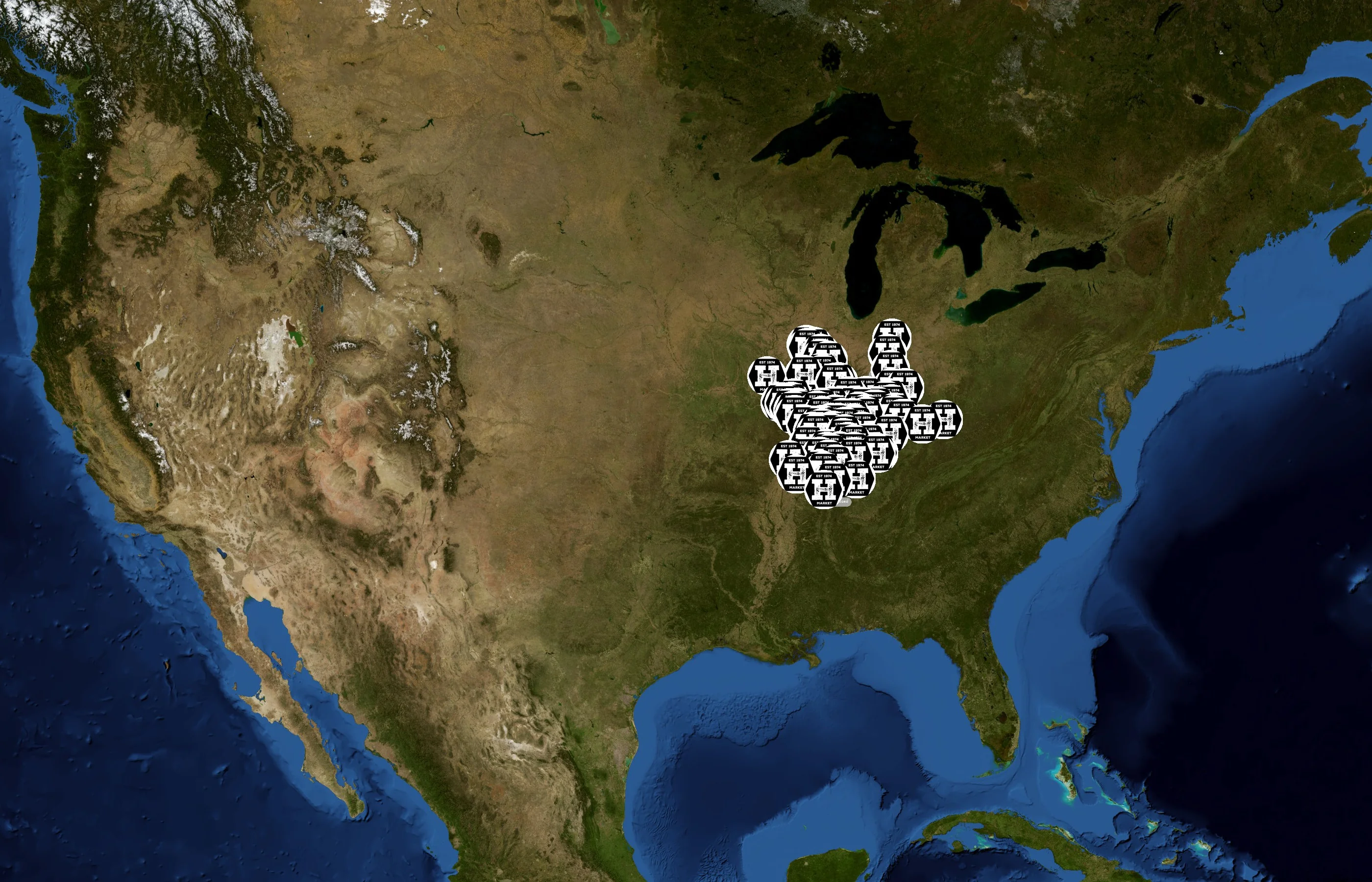 Huck's state distribution