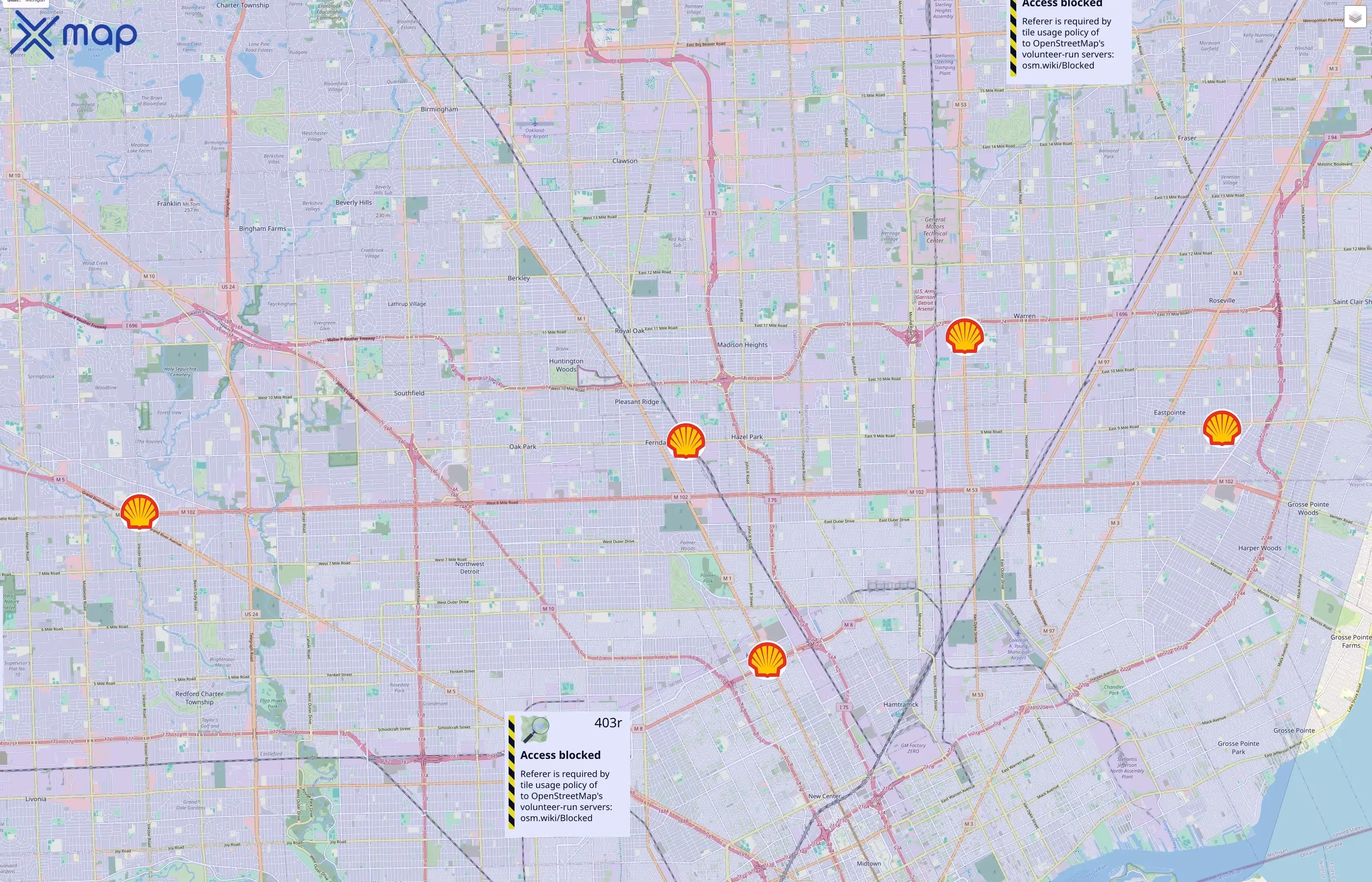 Pennzoil traffic data