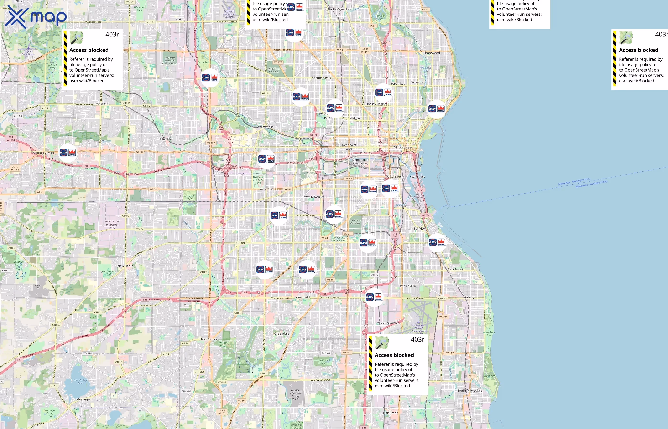 Clark area coverage