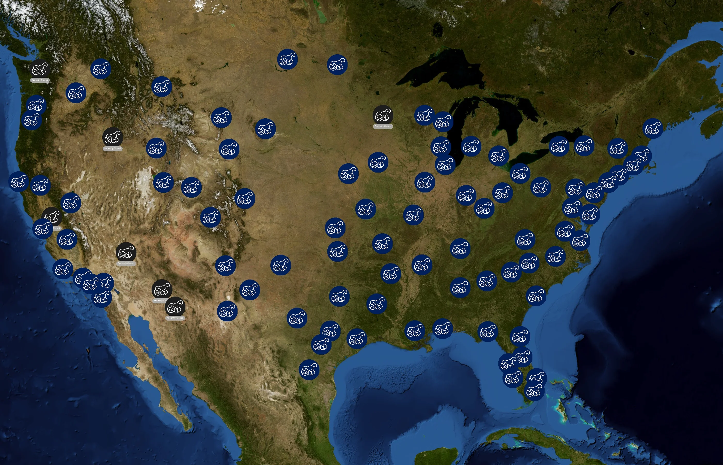 Petco state distribution
