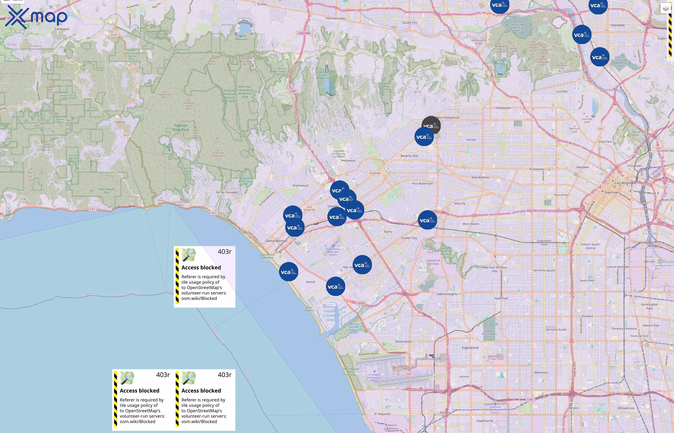 VCA Animal Hospitals traffic data