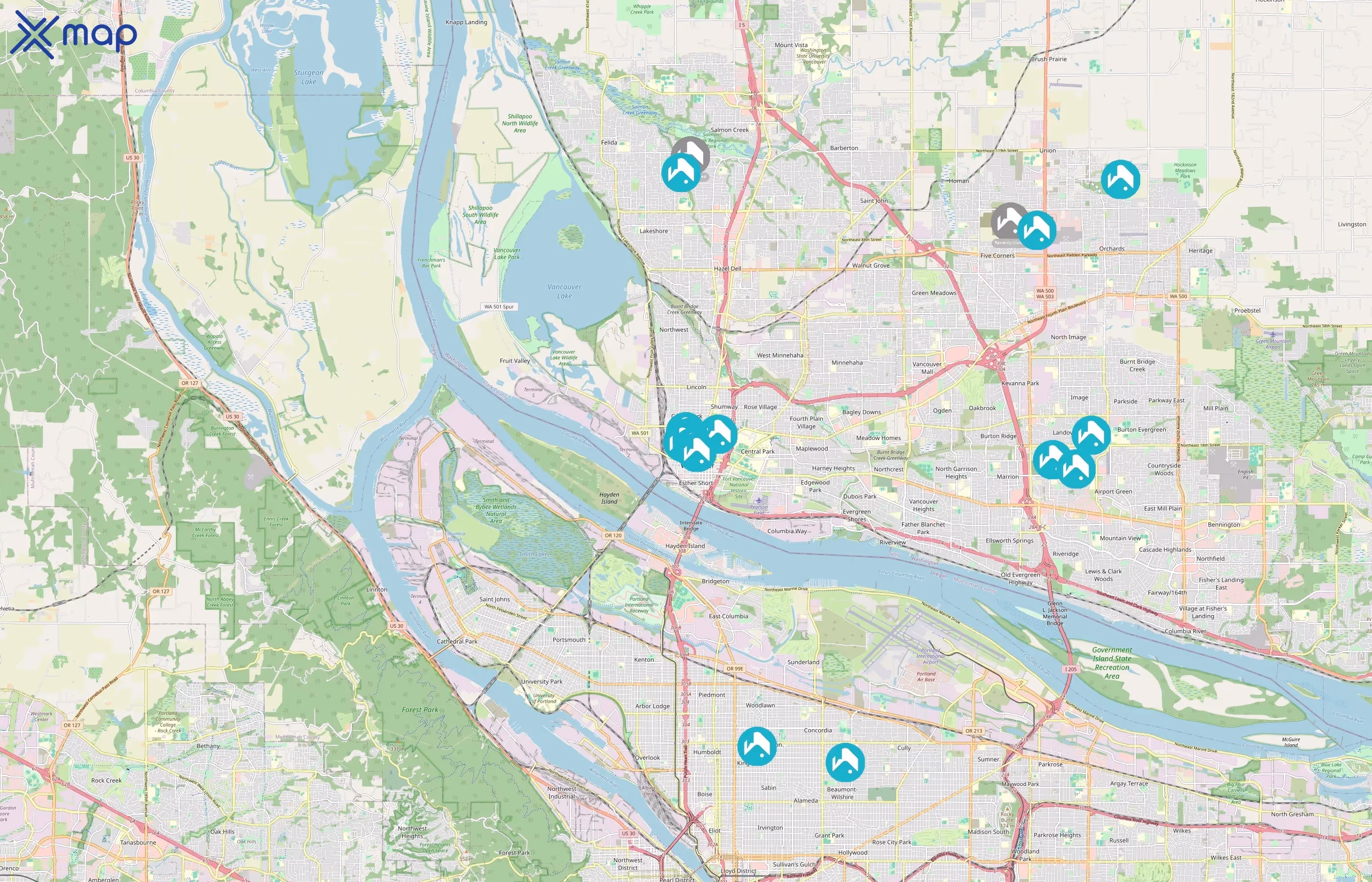 Little Free Library area coverage