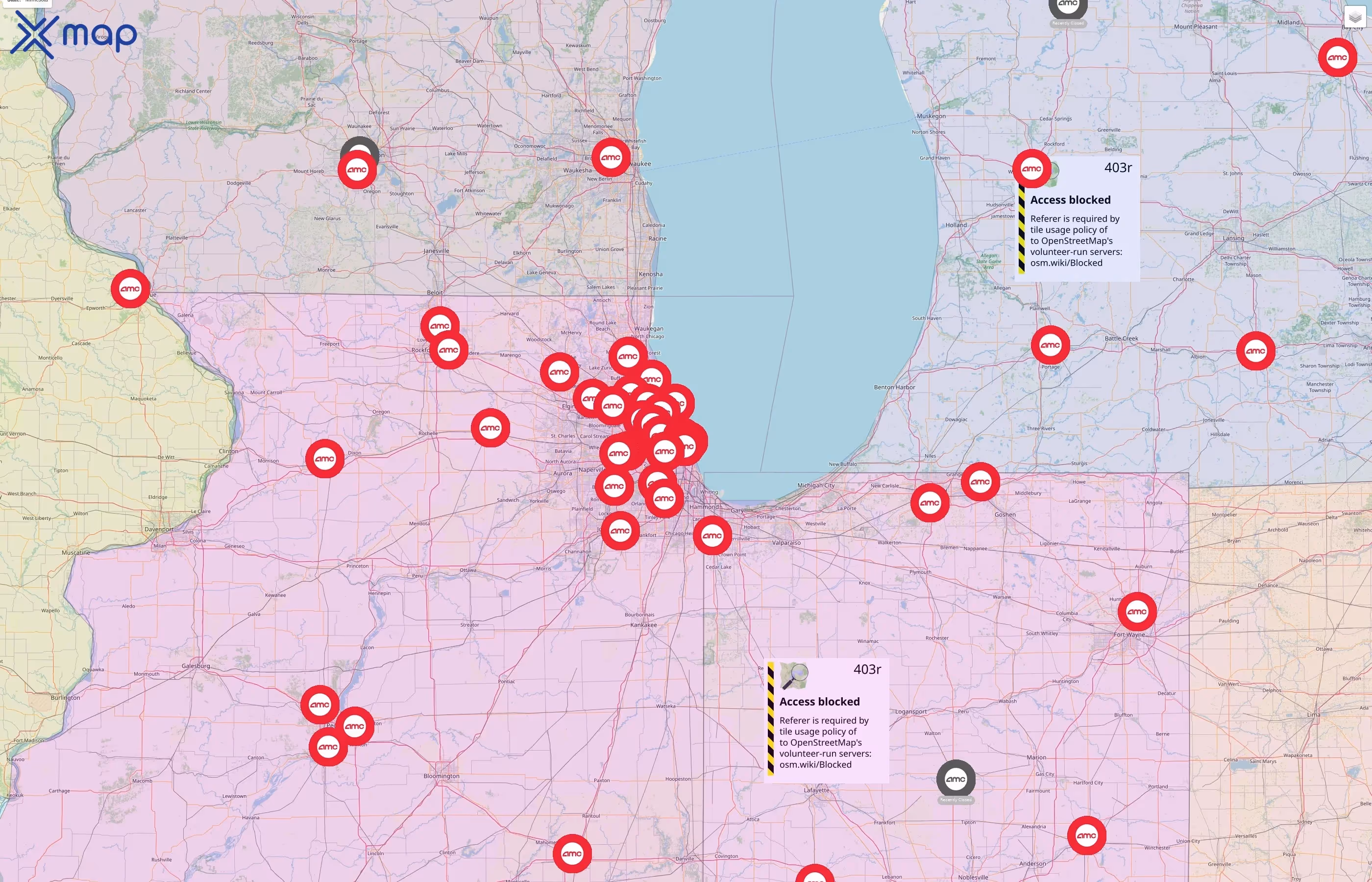 AMC Theatres street hotspots