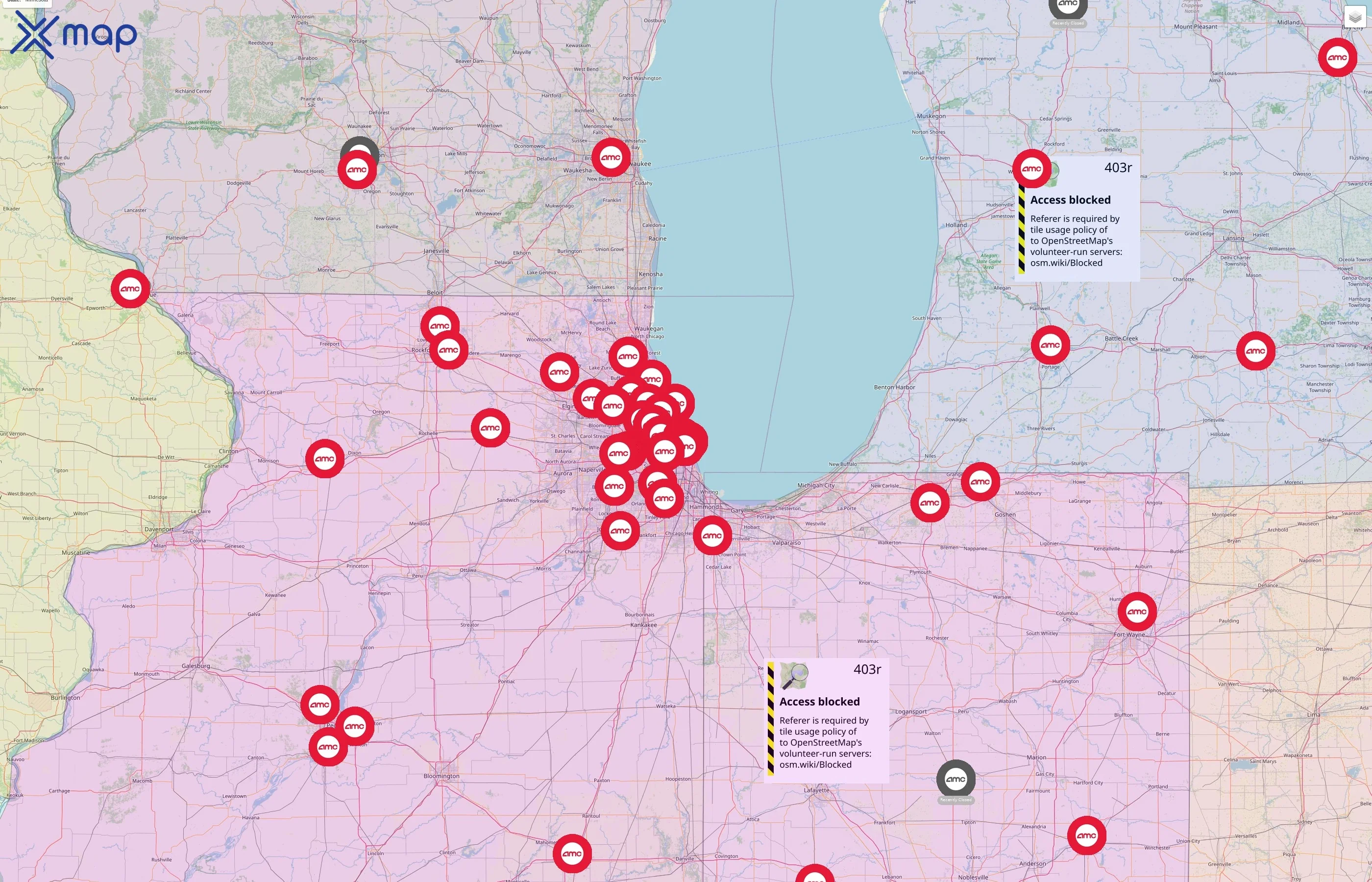 AMC Theatres street hotspots