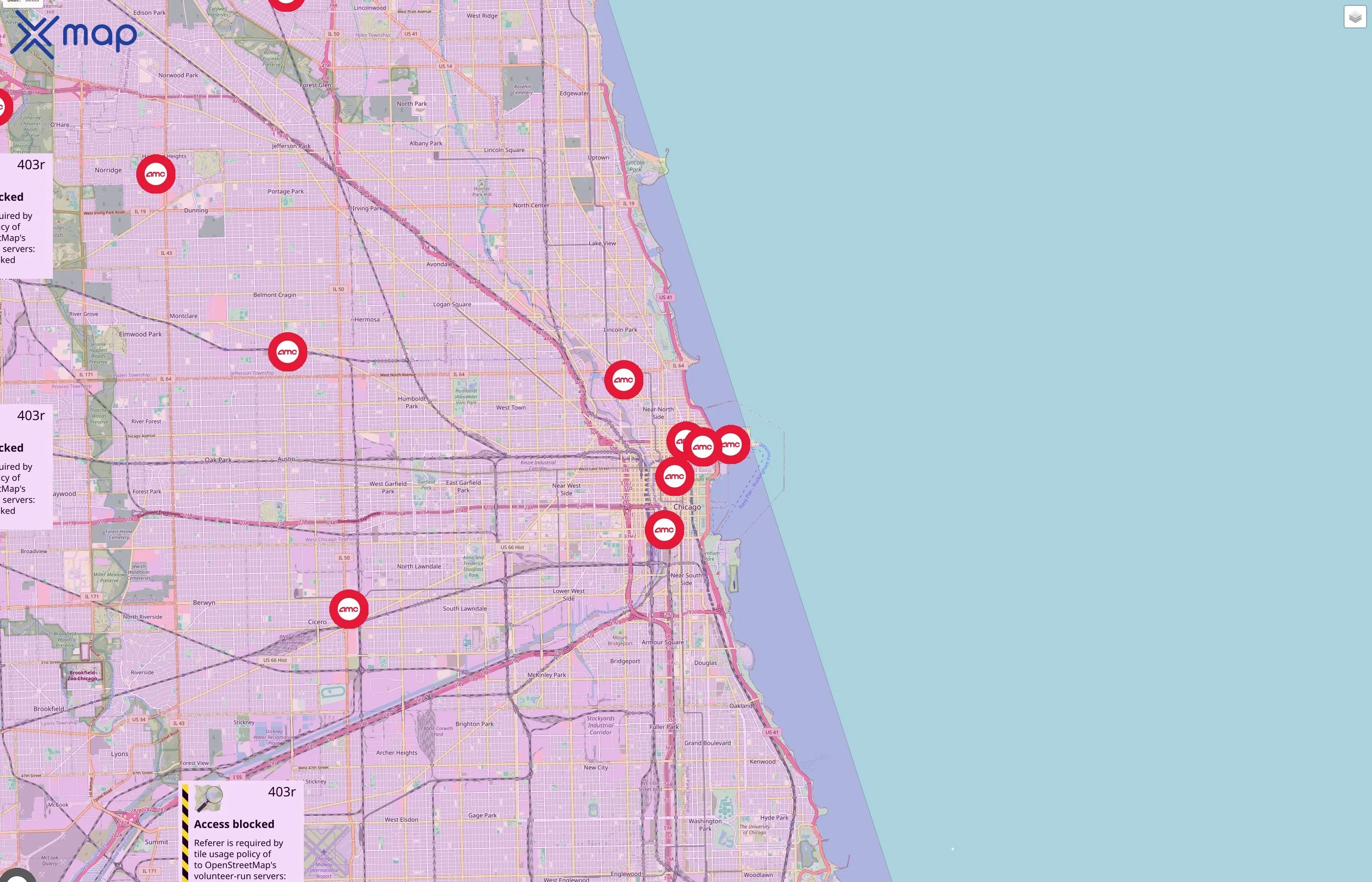 AMC Theatres traffic data